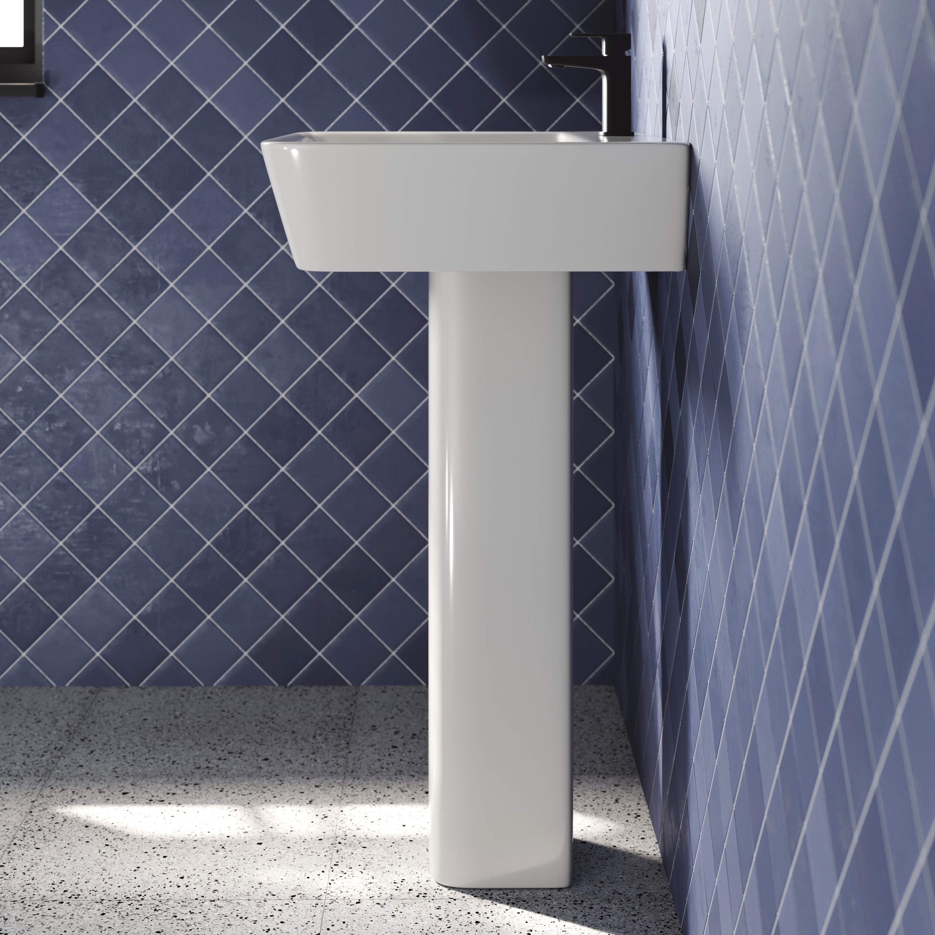Harbour Icon Bathroom Suite with Rimless Toilet & Double Ended Bath