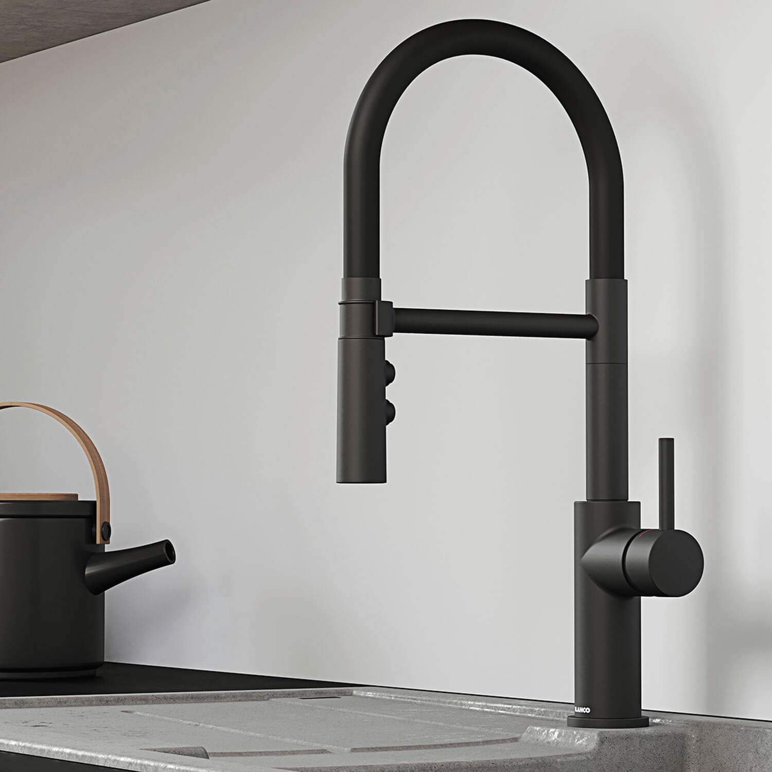 Blanco Catris-S Flexo Single Lever Pull Out Kitchen Mixer Tap with Dual Spray