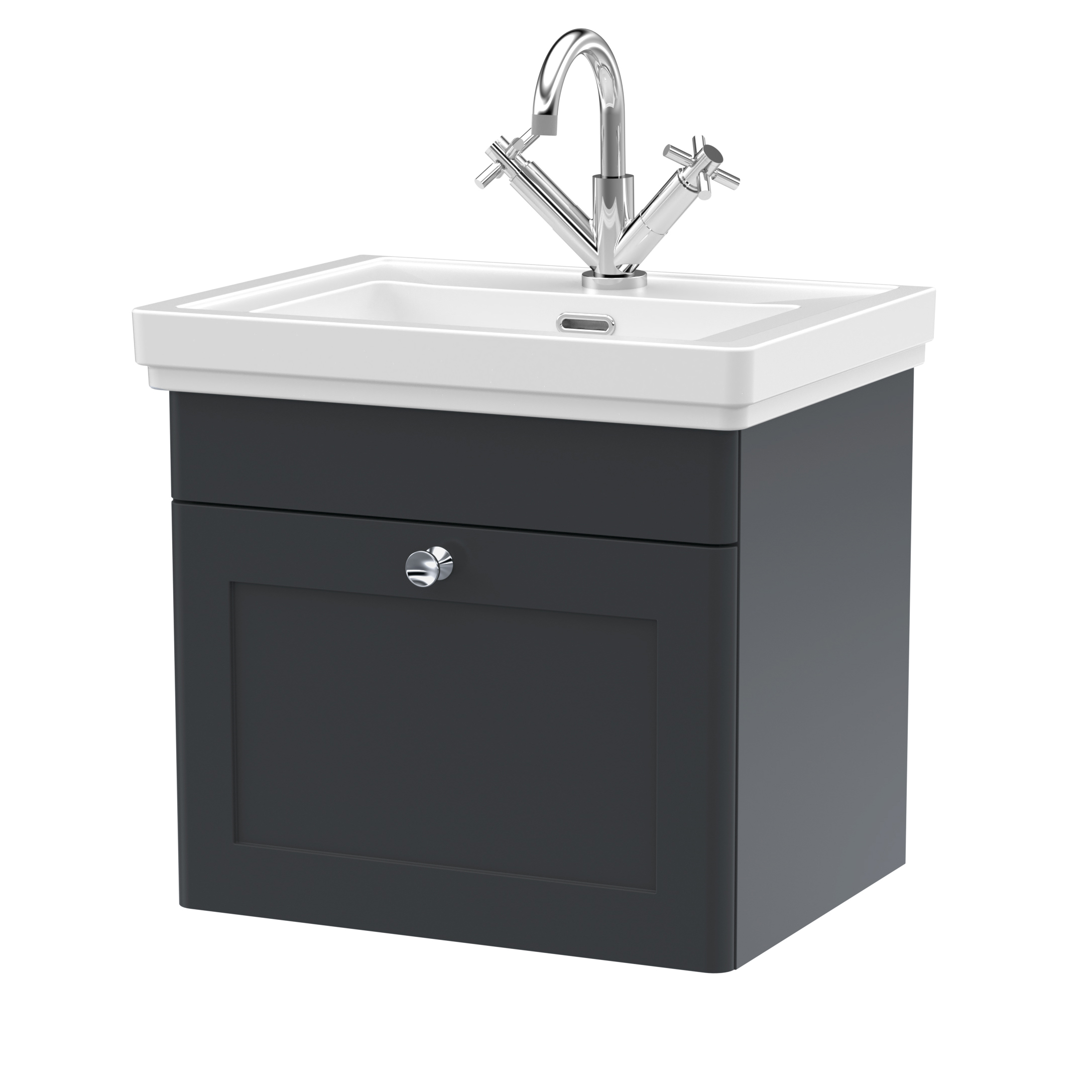 Butler & Rose Ophelia 500mm Wall Mounted 1 Drawer Vanity Unit & Basin