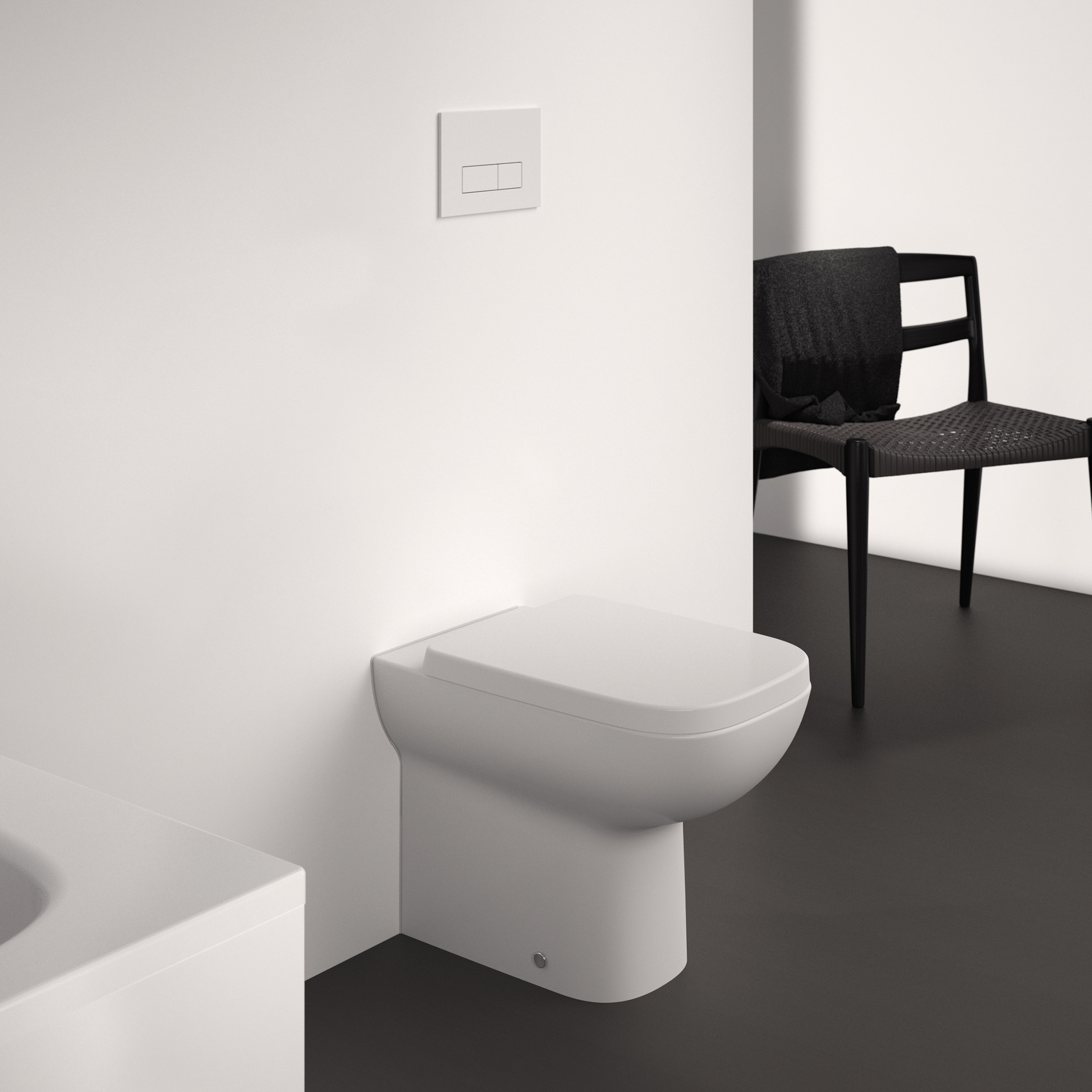 Ideal Standard i.life A Back To Wall Rimless Toilet with Soft Close Seat