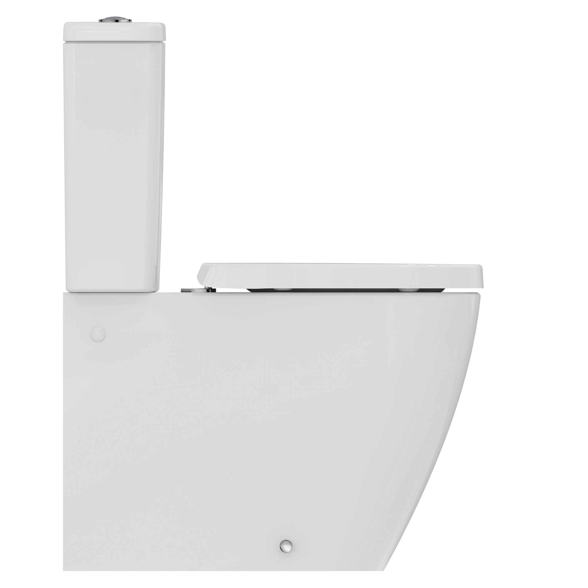 Ideal Standard i.life S Compact Close Coupled Fully Back to Wall Rimless Toilet with Soft Close Seat