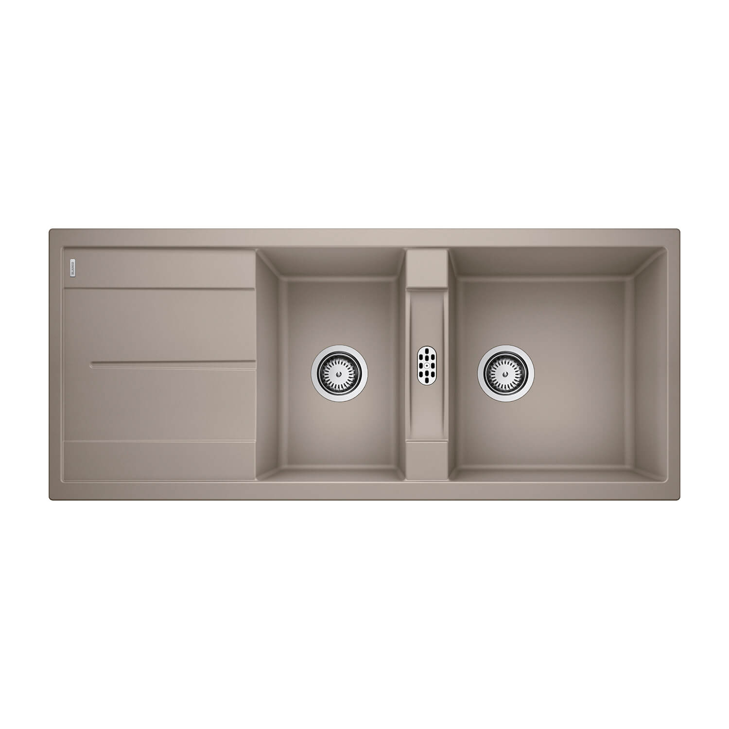 Blanco Metra 8 S 1.5 Bowl Inset Silgranit Composite Kitchen Sink & Waste with Reversible Drainer - 1160 x 500mm