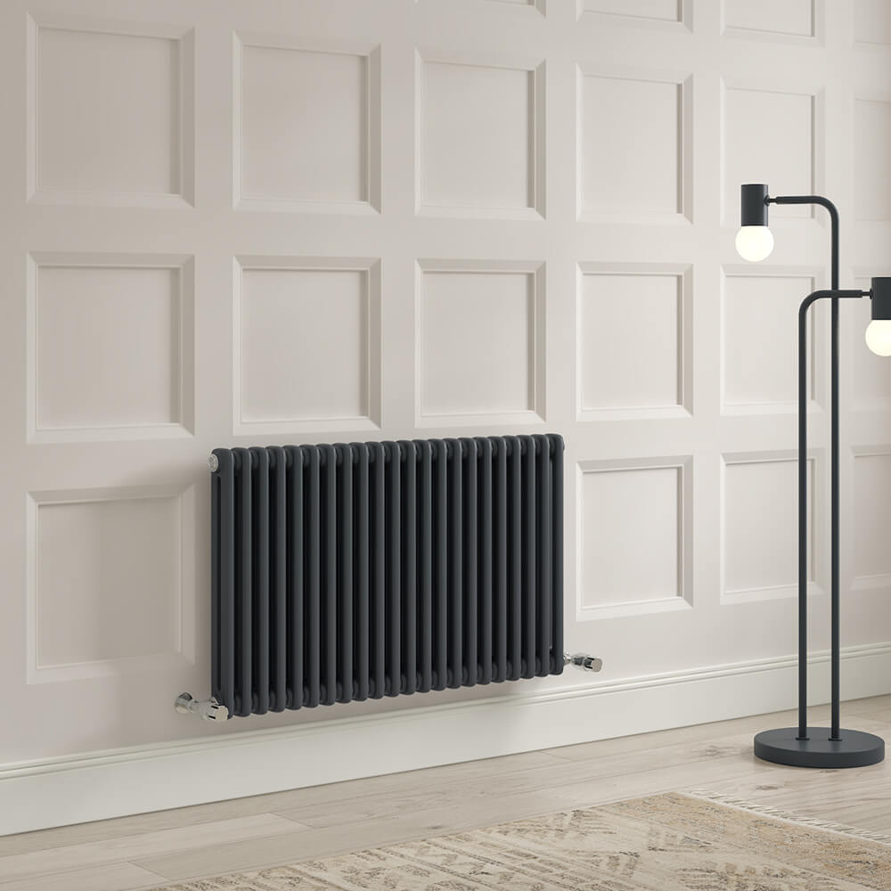 Brenton Olympus Horizontal 2 Column Radiator - Anthracite