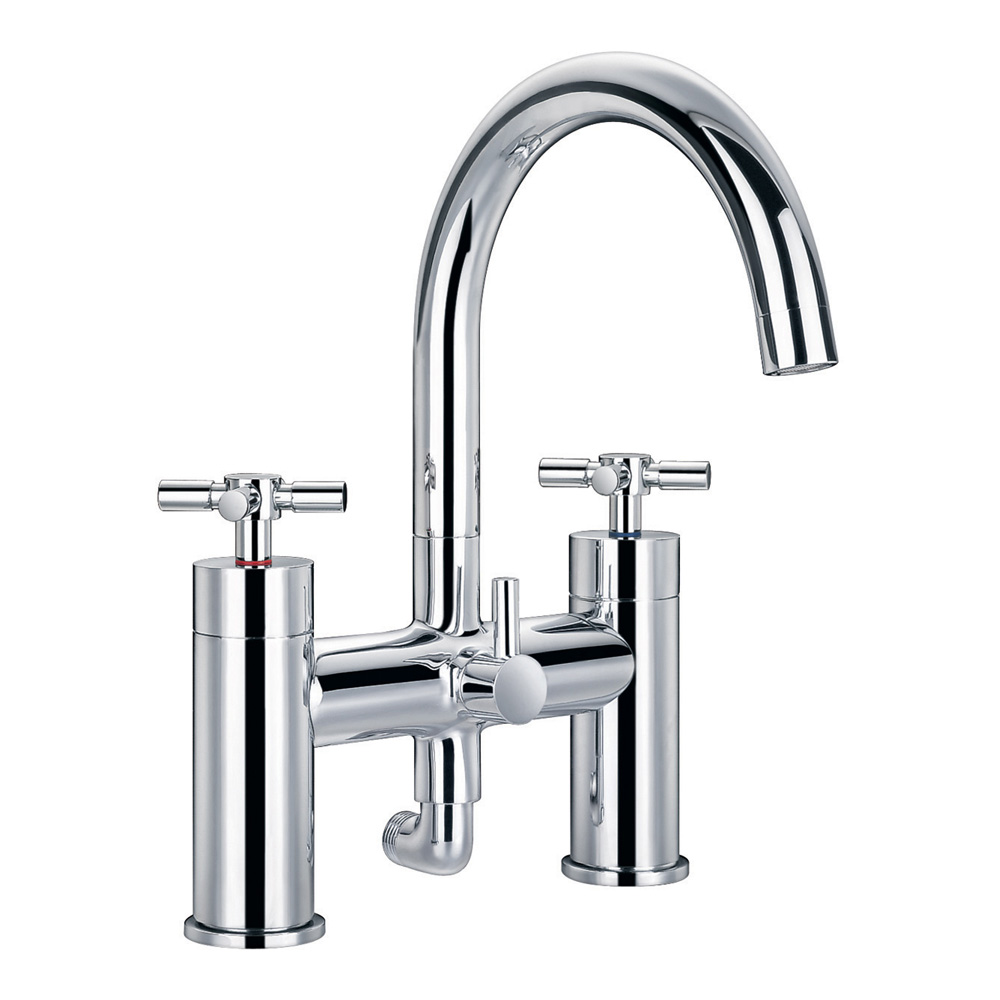 Flova XL Deck Mounted Bath Shower Mixer with Handset Kit