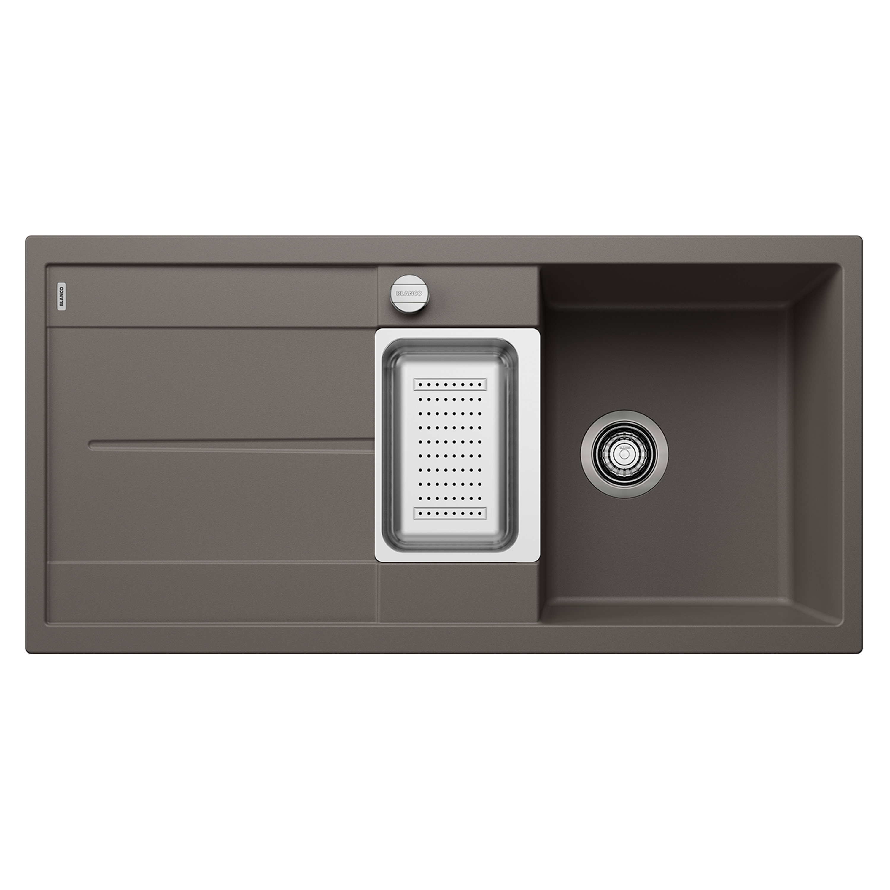 Blanco Metra 6 S 1.5 Bowl Inset Silgranit Composite Kitchen Sink & Waste with Reversible Drainer - 1000 x 500mm