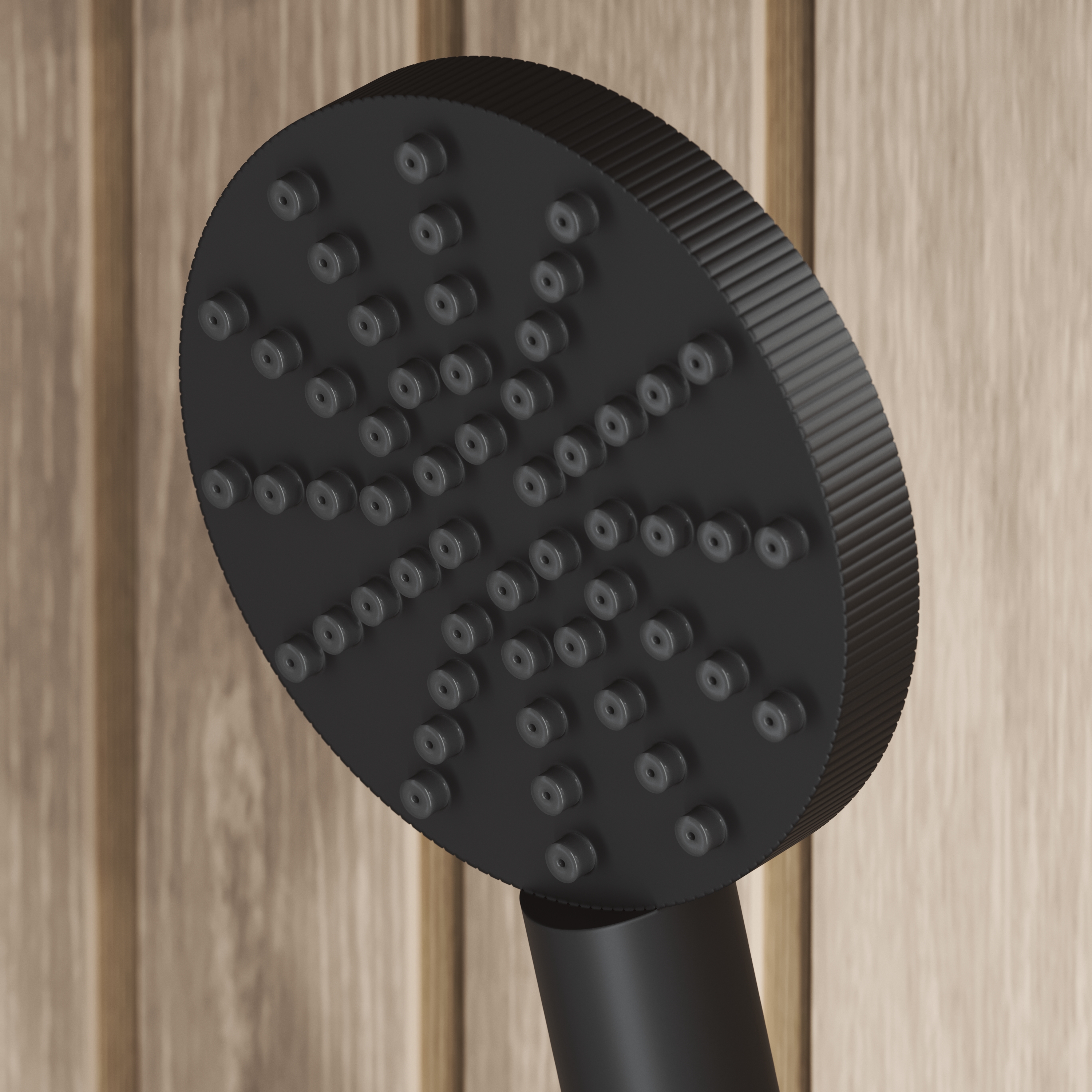 Core Fluted Slide Rail Shower Kit, Shower Handset & Hose with Integrated Elbow