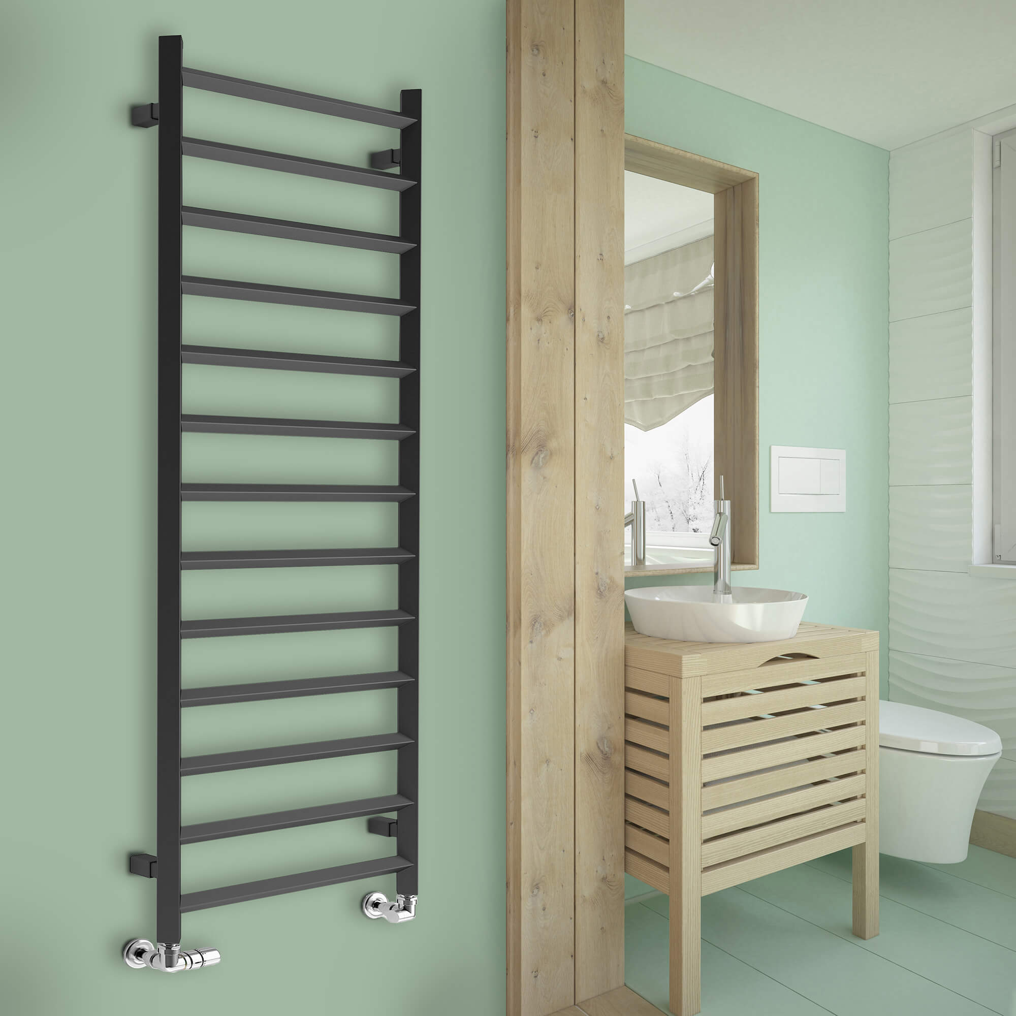 Terma Crystal Ladder Heated Towel Rail