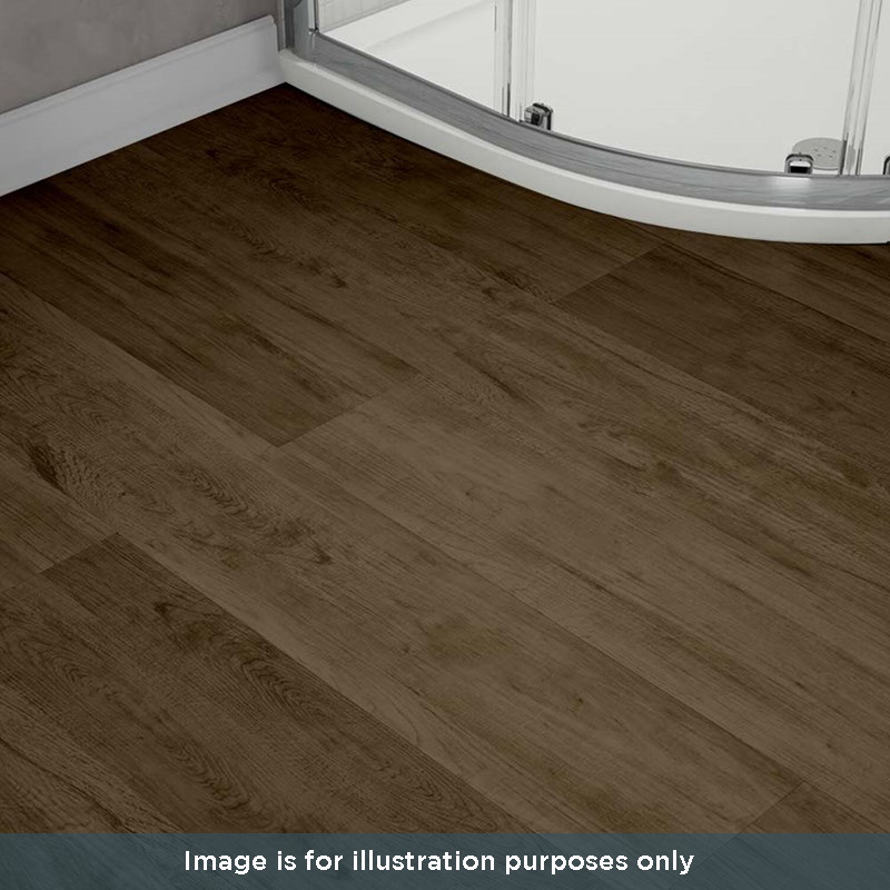 Chestnut Finish Vinyl Plank Flooring 12 Piece Pack - Approx. 2.65m²