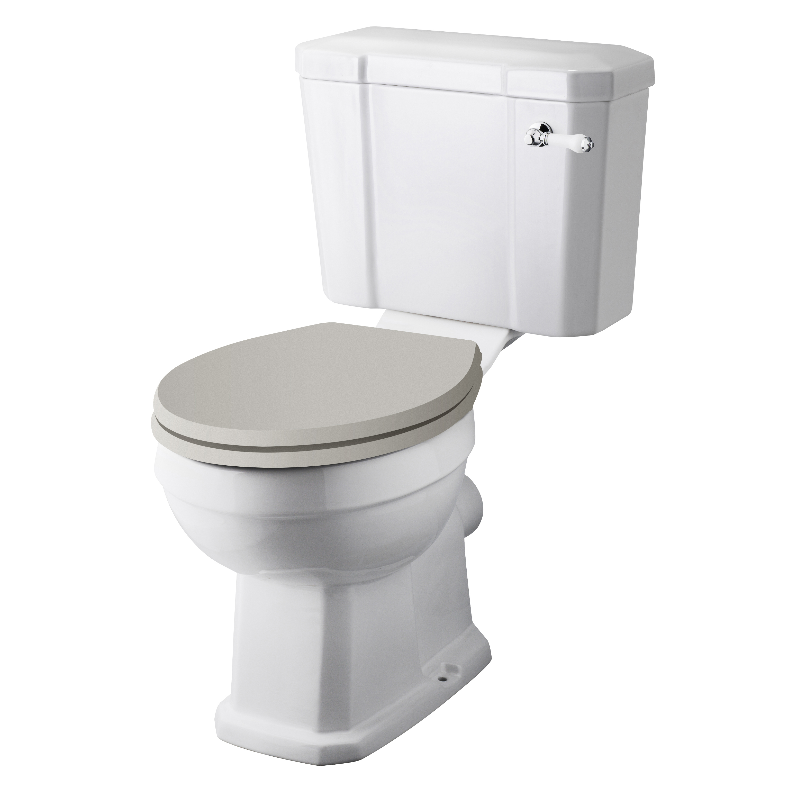 Butler & Rose Catherine Traditional Close Coupled Toilet (Excluding Seat)