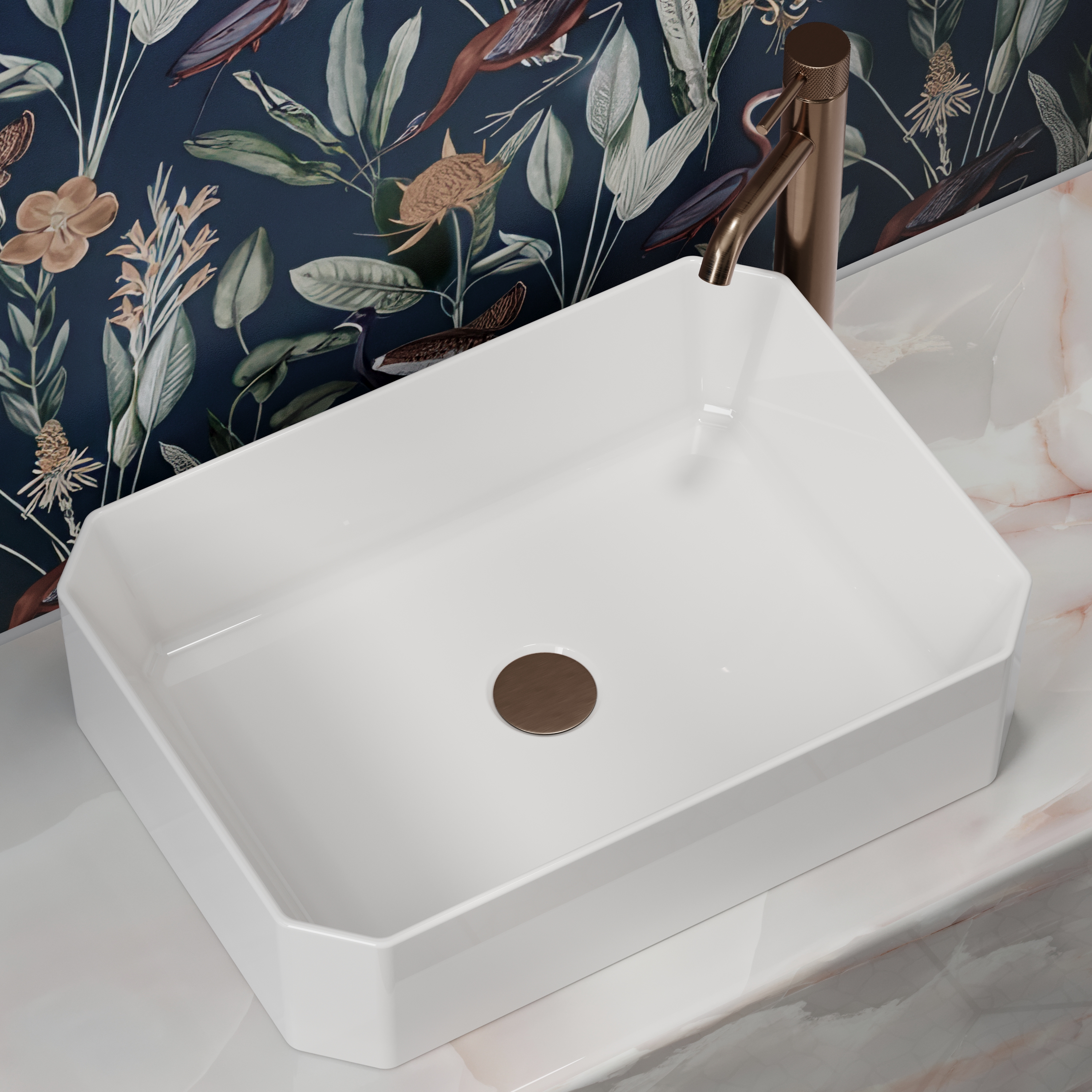 Butler & Rose Art Deco Countertop Basin - 510mm