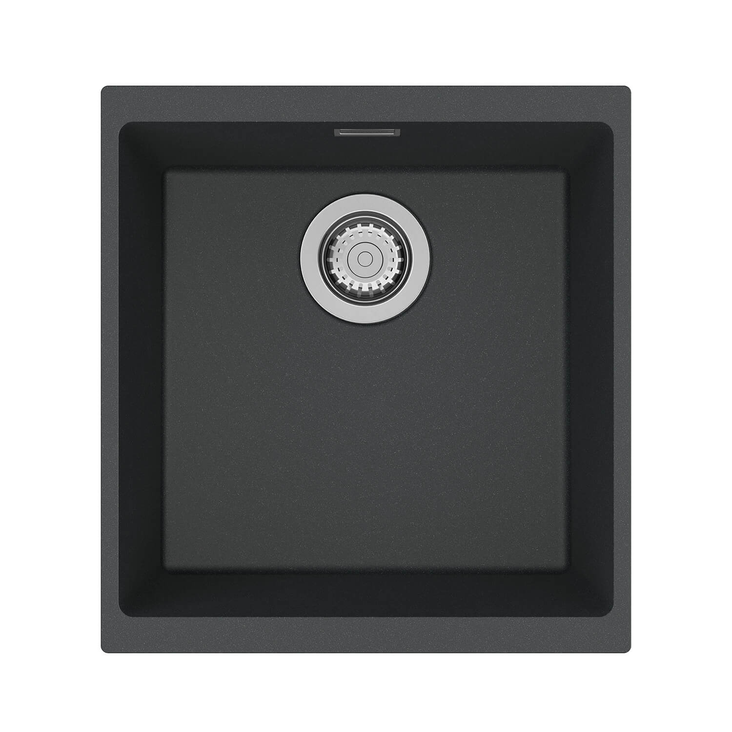 Clearwater Siena 1 Bowl Granite Composite Inset or Undermount Kitchen Sink & Waste - 430 x 460mm