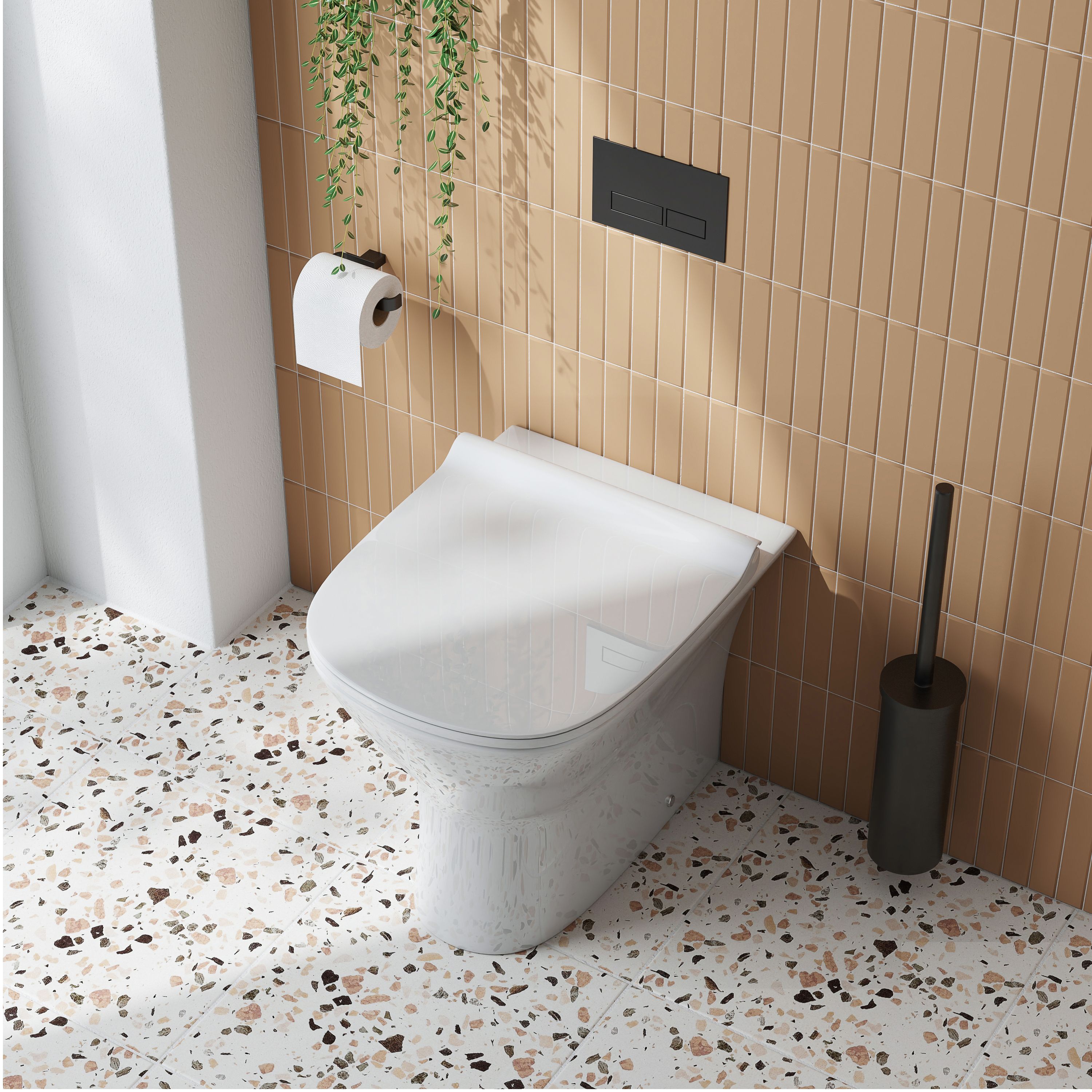 Harbour Acclaim Rimless Back To Wall Toilet & Soft Close Seat