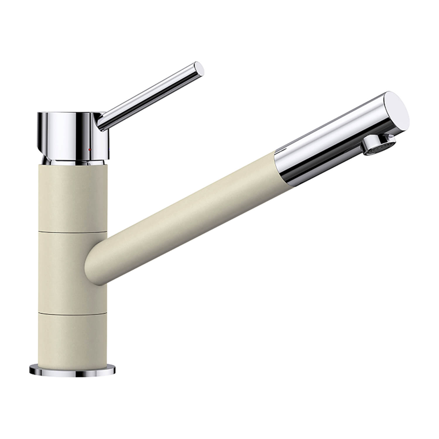 Blanco Kano Single Lever Mono Kitchen Mixer Tap with Silgranit Matching Finish