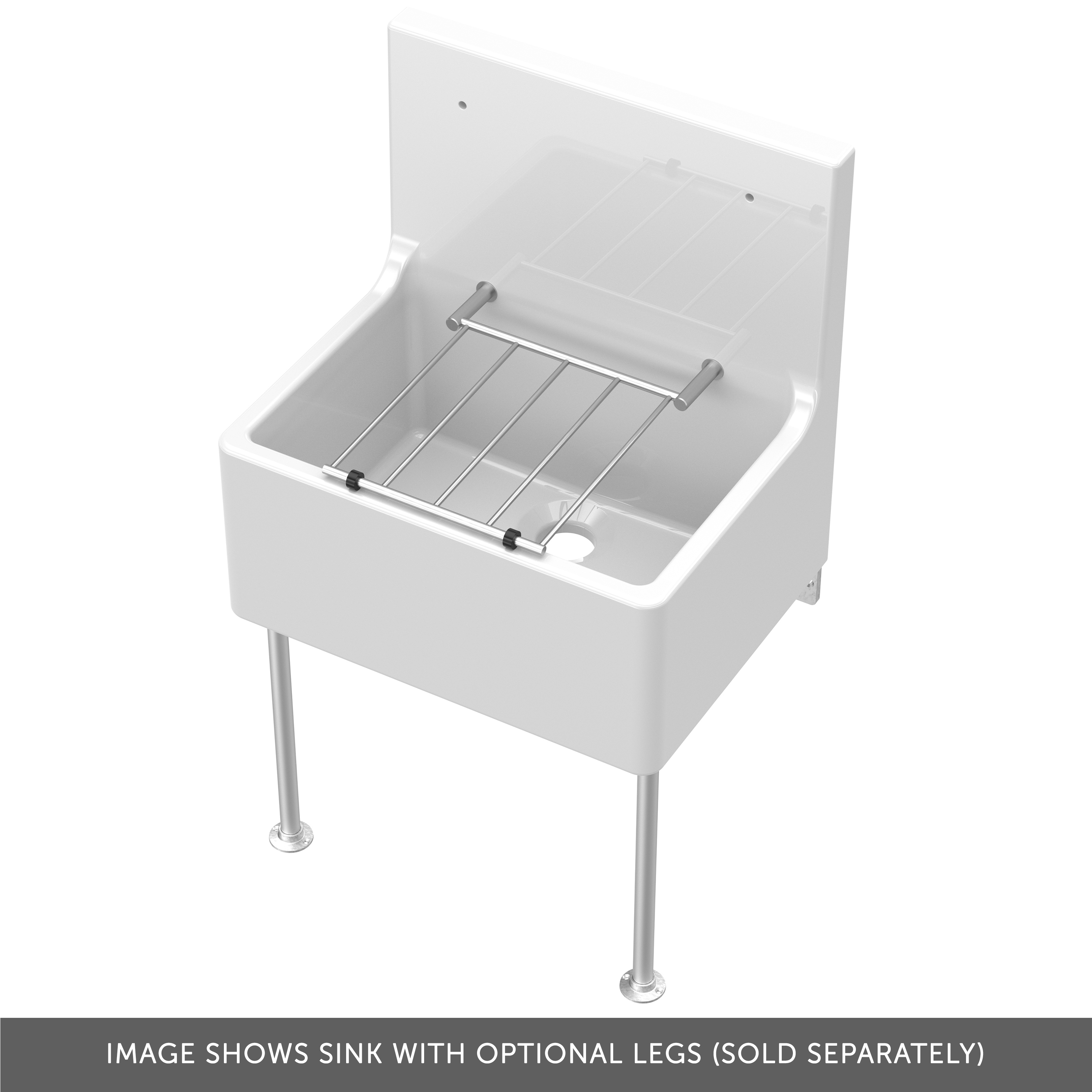 Butler & Rose Ceramic Fireclay Cleaner Sink - 515 x 393mm