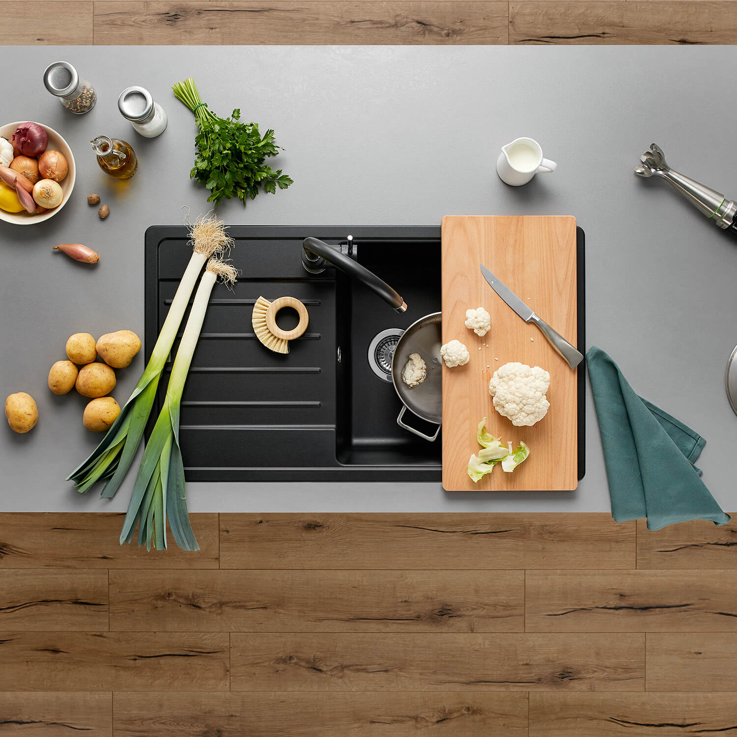 Blanco Legra XL 6 S 1 Bowl Silgranit Composite Kitchen Sink & Waste with Reversible Drainer - 860 x 500mm