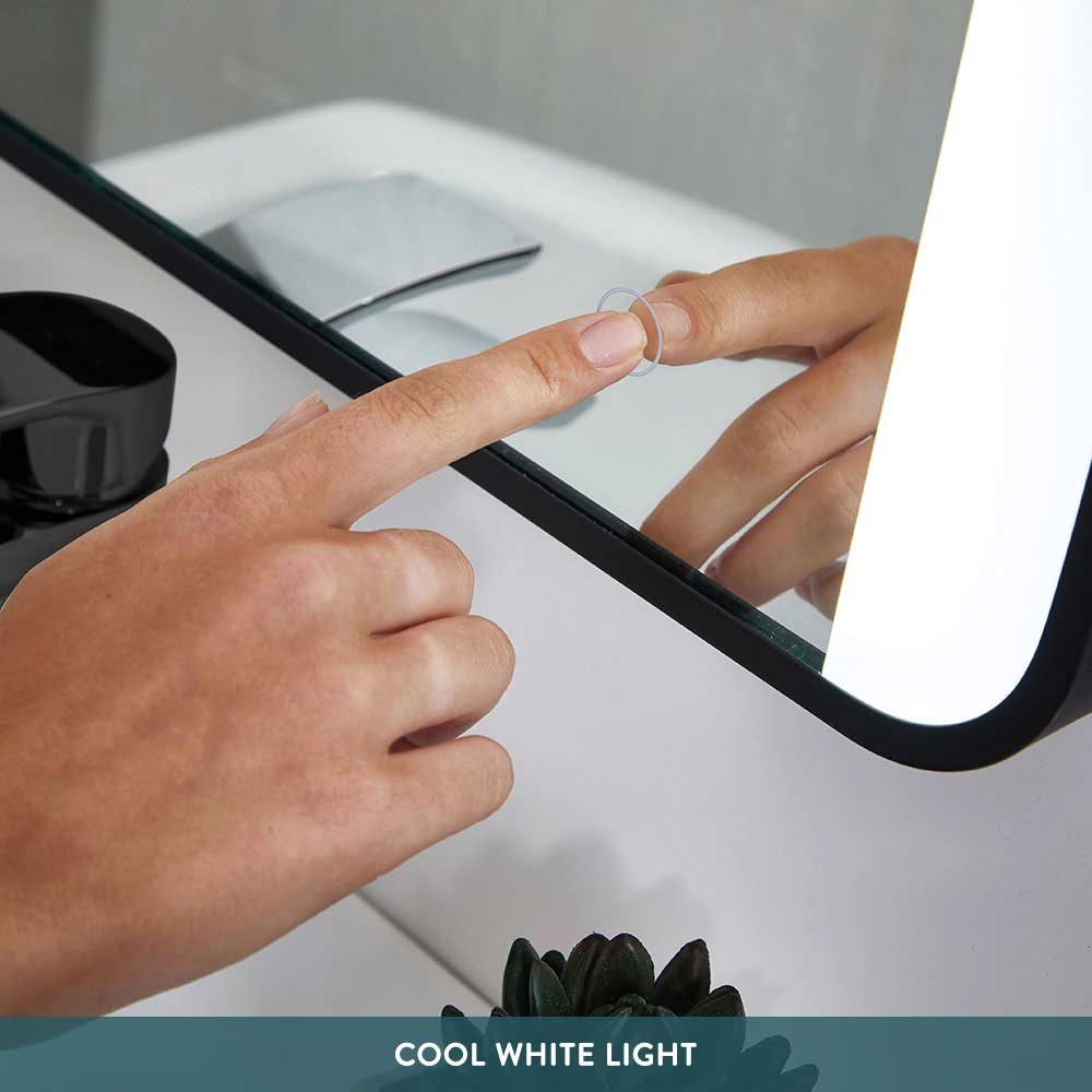 Vellamo LED Illuminated Mirror with Demister Pad & Colour Change LEDs