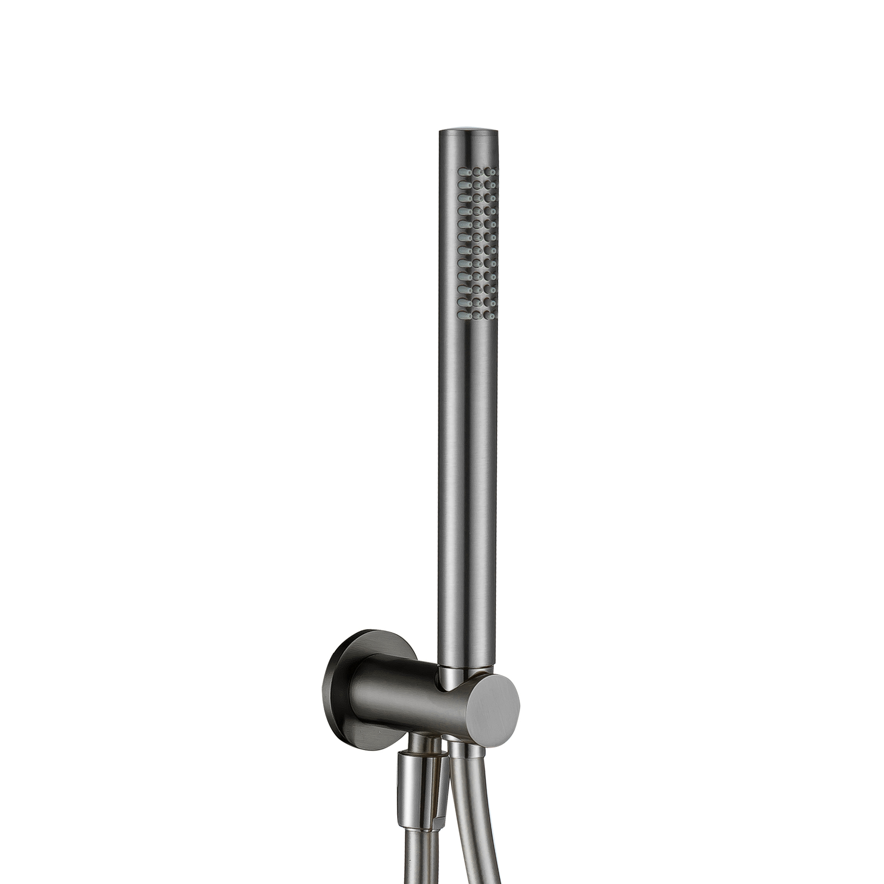 Harbour Clarity Round Shower Handset with Wall Outlet & Hose