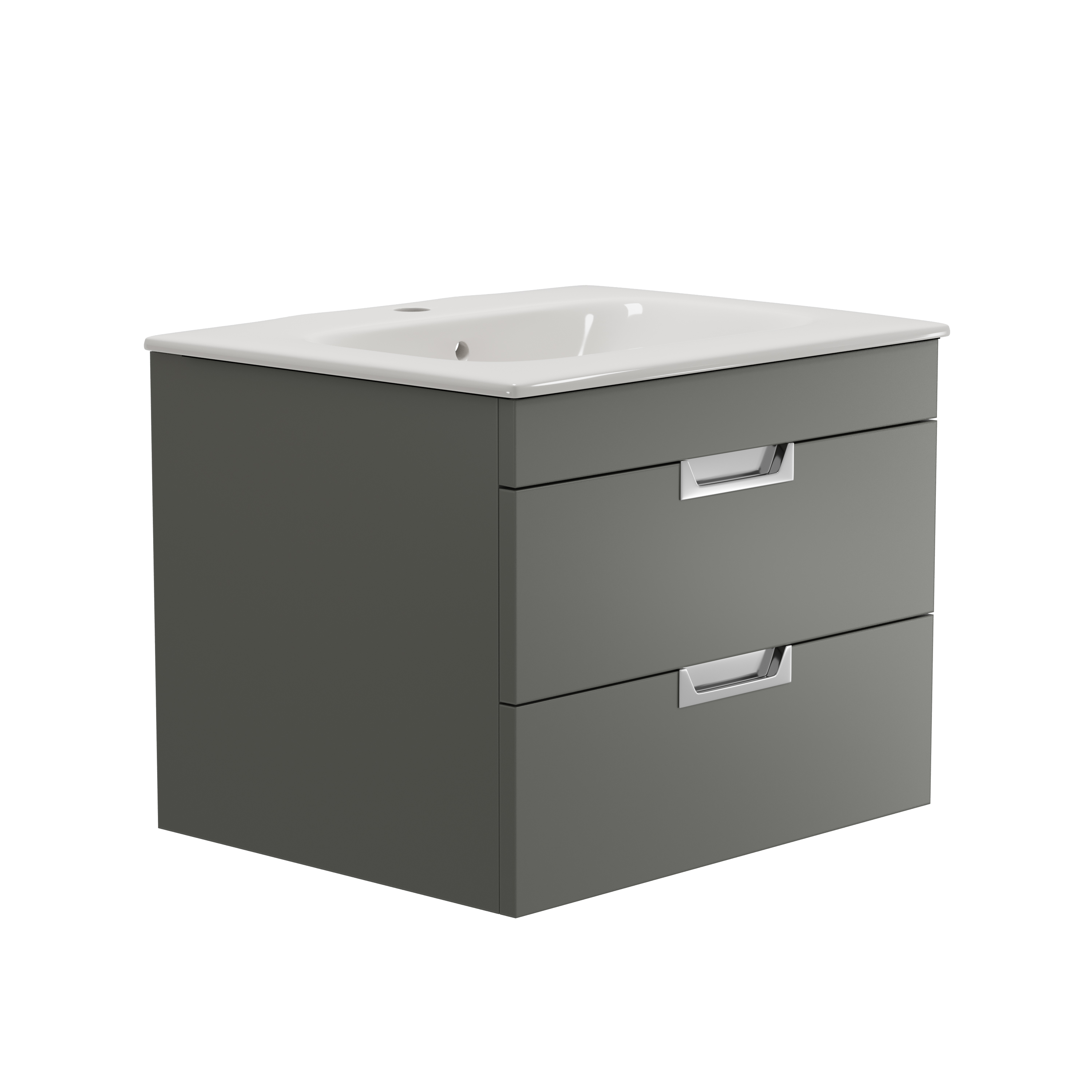 Isla 600mm Wall Hung Vanity Unit & Basin