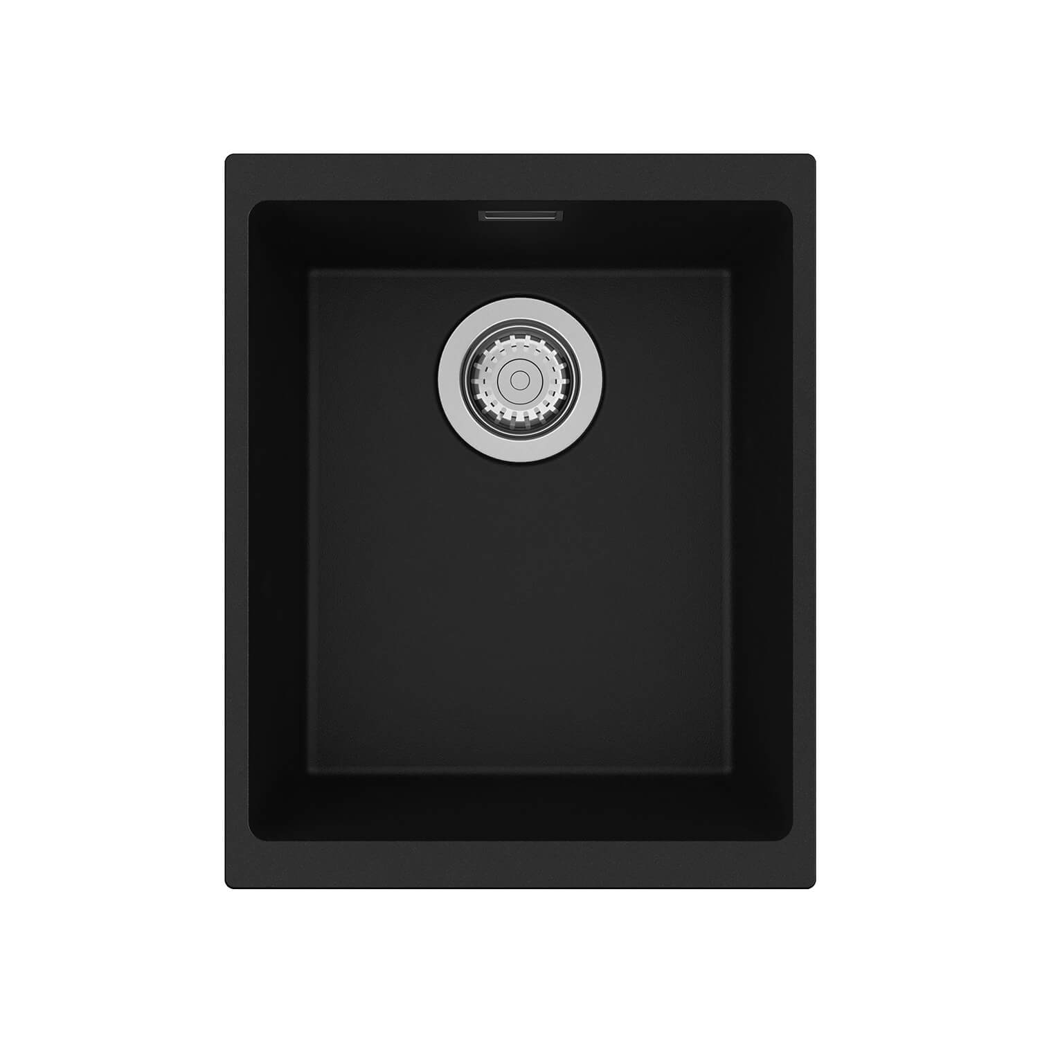 Clearwater Siena Compact 1 Bowl Granite Composite Inset or Undermount Kitchen Sink & Waste - 370 x 460mm