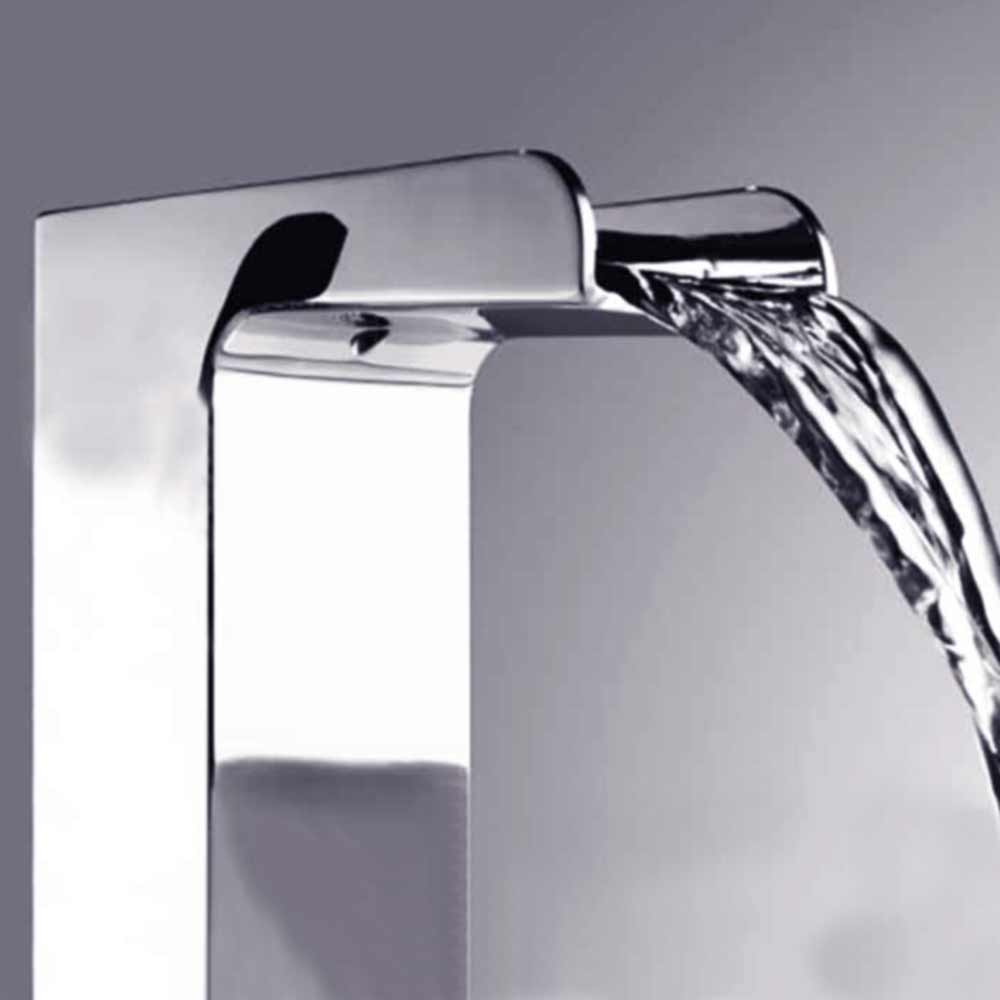 Flova Cascade Floor Standing Waterfall Bath Mixer tap