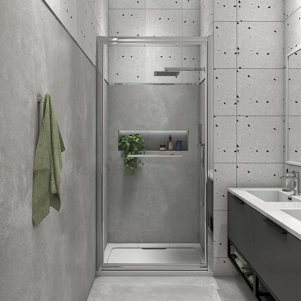 Harbour i8 Infold Shower Door - 850-890mm