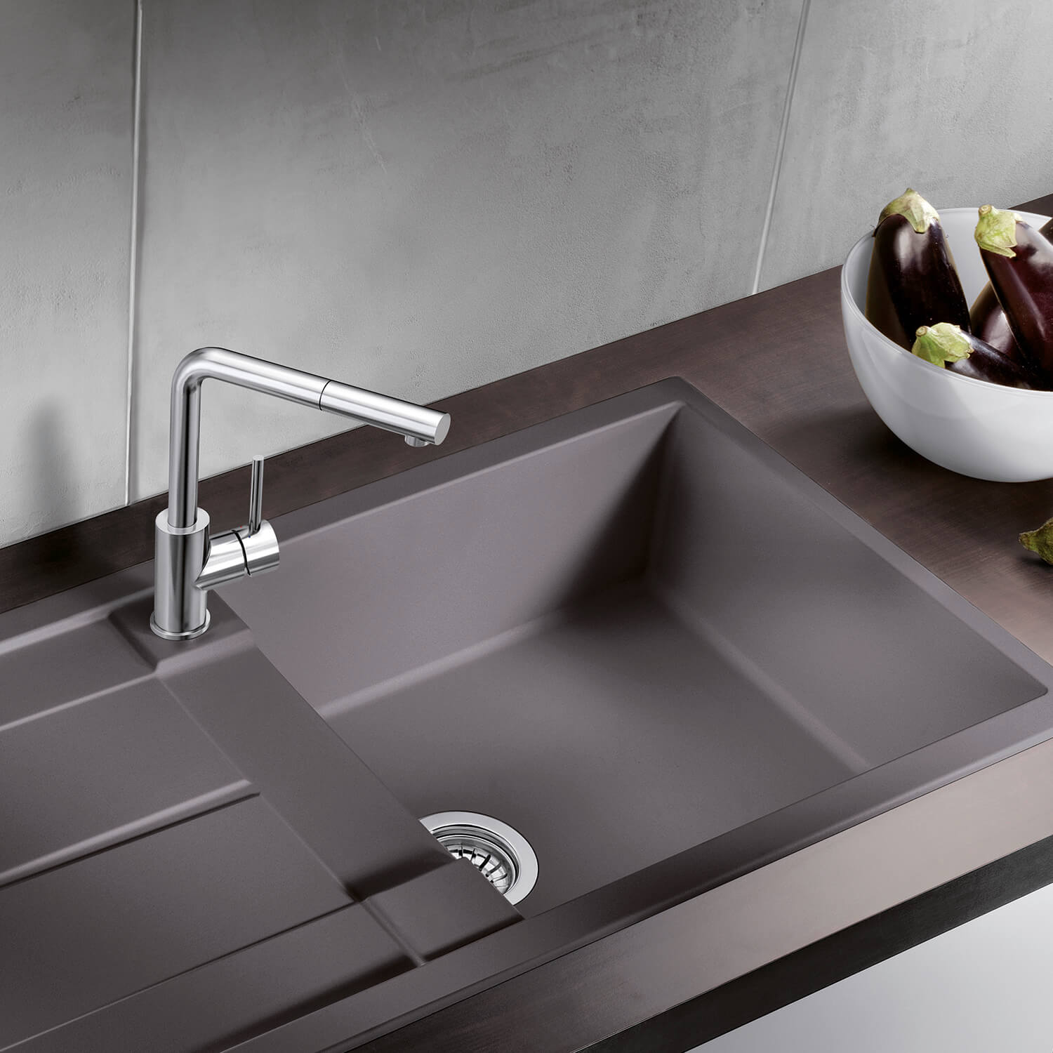 Blanco Mila-S Single Lever Mono Pull Out Kitchen Mixer Tap