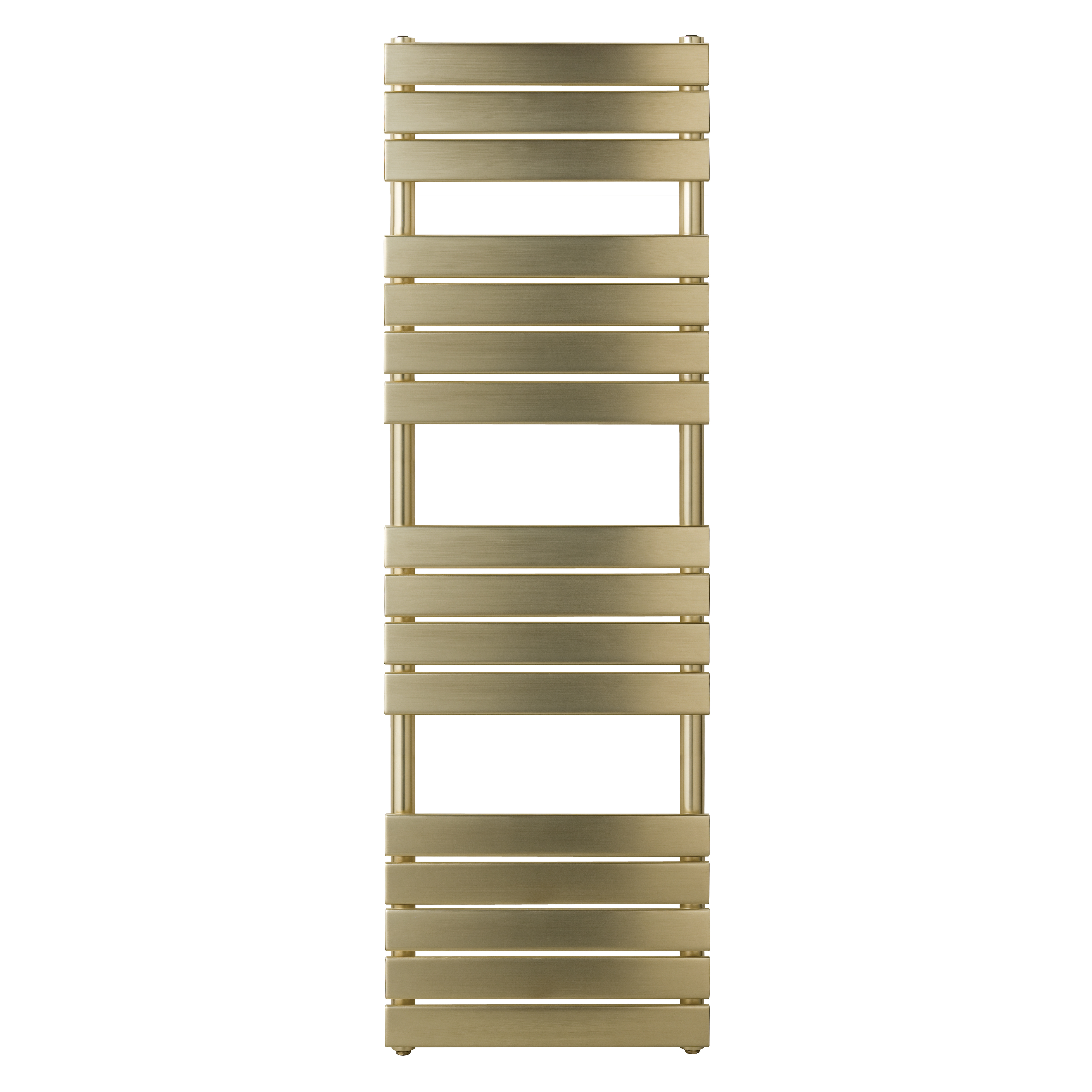 EliteHeat Steel Designer Heated Towel Rail Radiator - Brushed Brass
