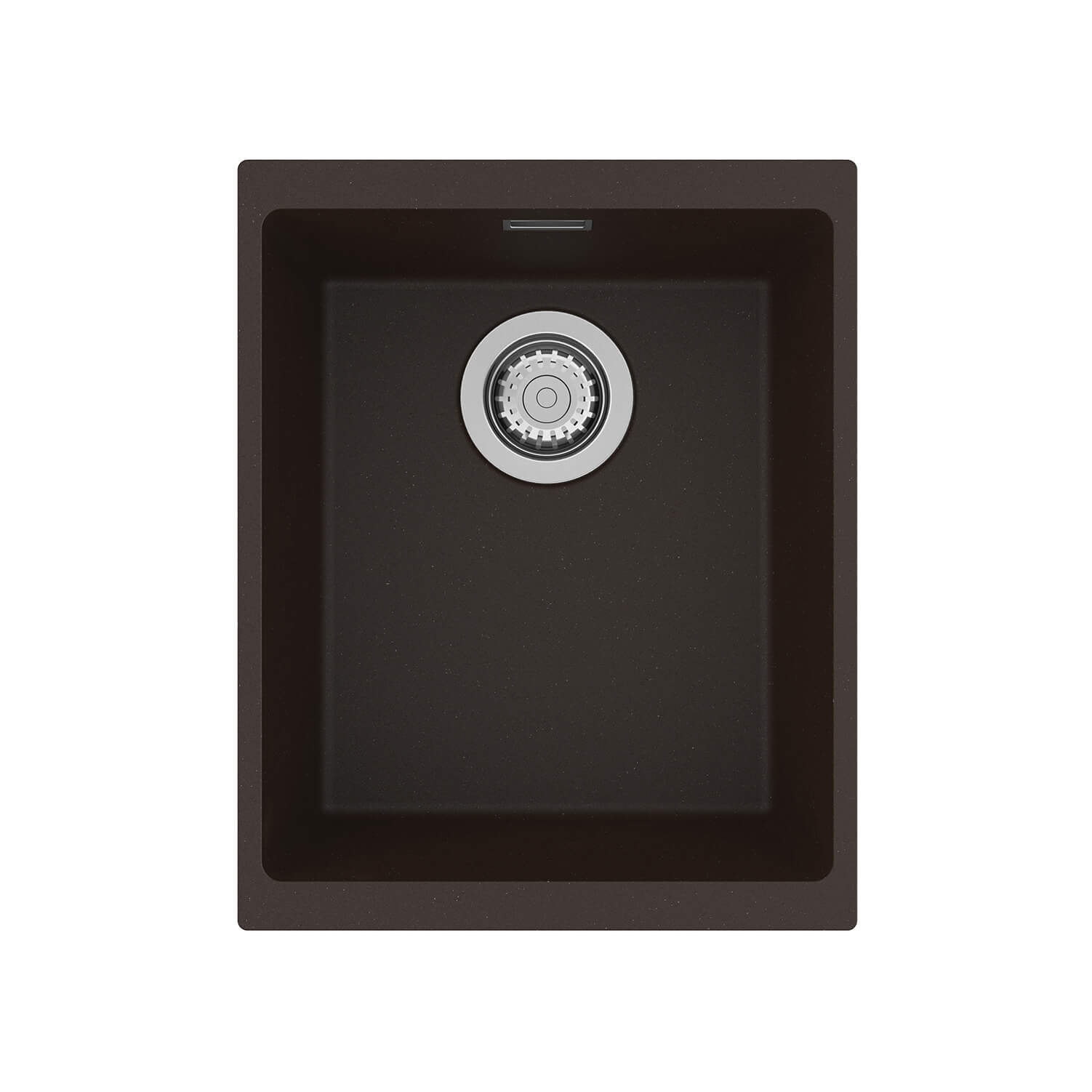 Clearwater Siena Compact 1 Bowl Granite Composite Inset or Undermount Kitchen Sink & Waste - 370 x 460mm