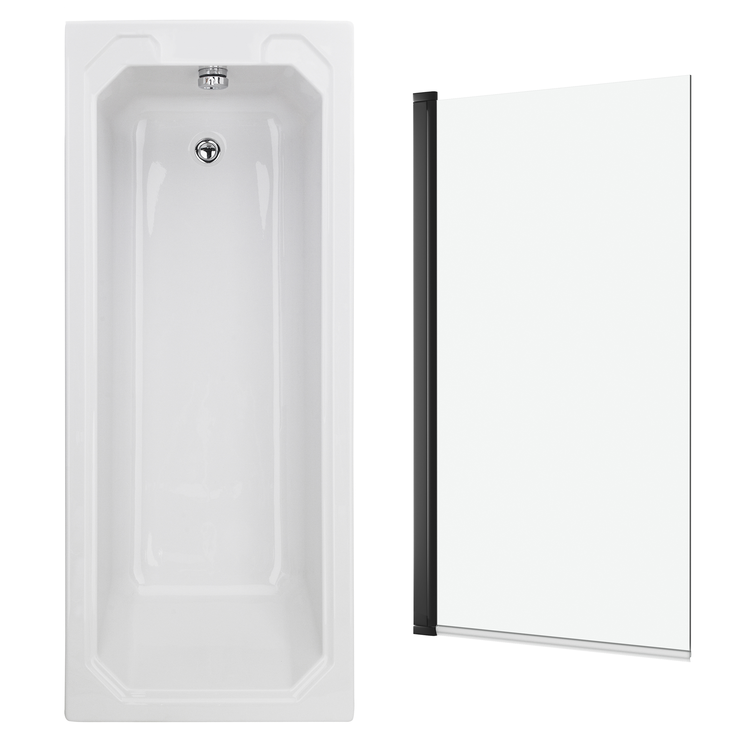 Butler & Rose Art Deco Shower Bath & Shower Screen