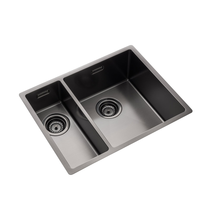 Rangemaster Spectra 1.5 Bowl Inset or Undermount Stainless Steel Kitchen Sink & Waste - 555 x 440mm