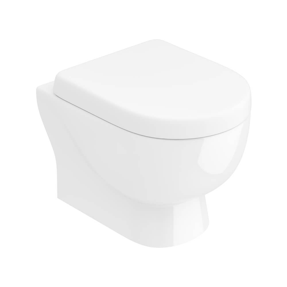 Harbour Serenity Rimless Wall Hung Toilet with Soft Close Seat
