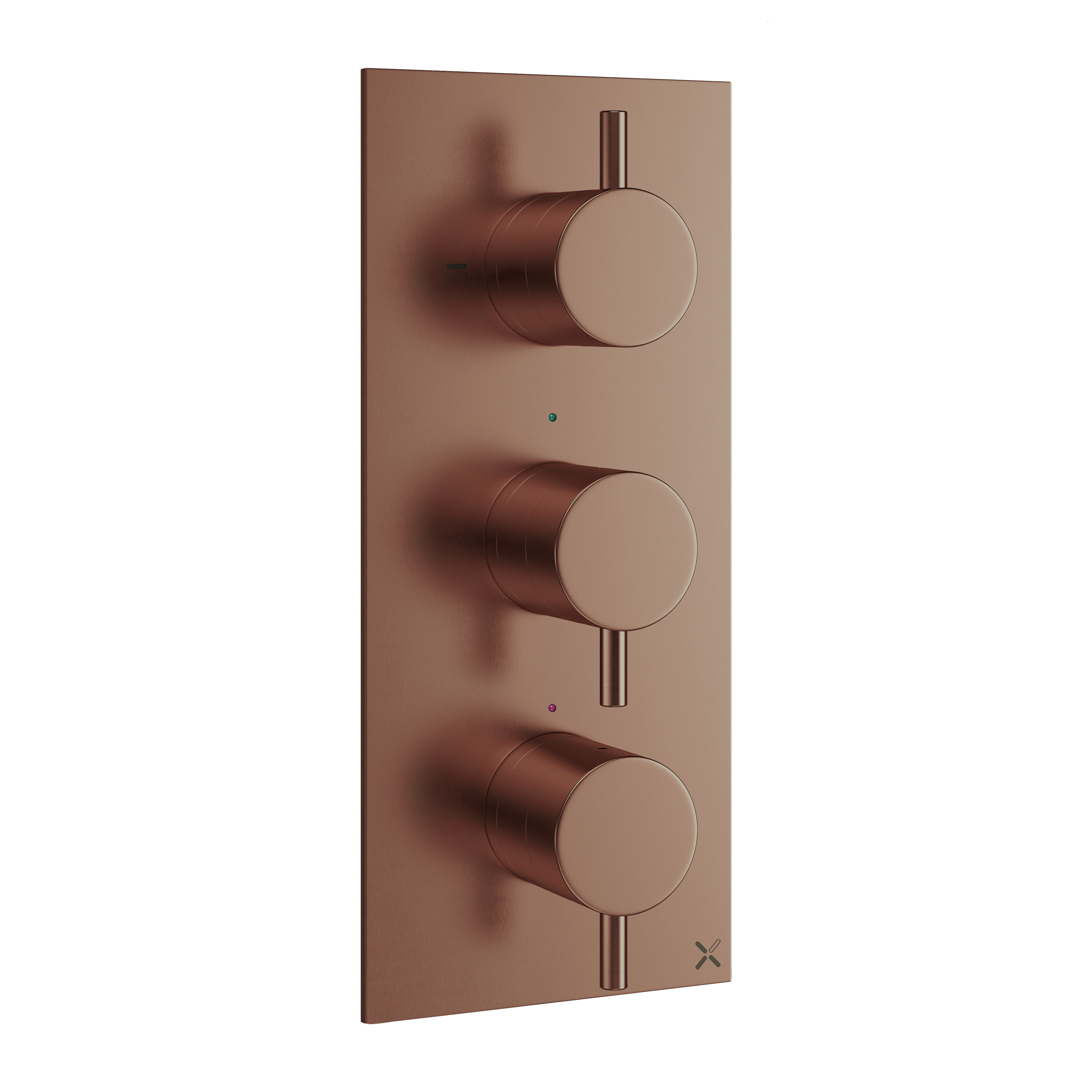 Crosswater MPRO 2 Outlet Concealed Thermostatic Shower Valve (3 Handles)