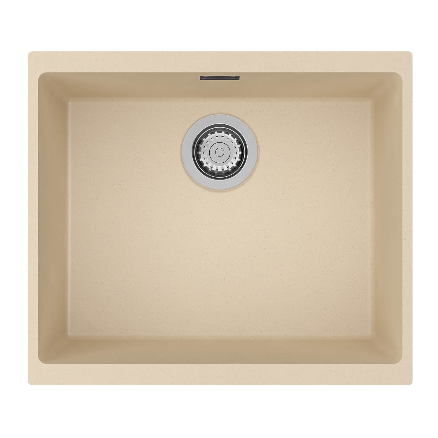 Clearwater Siena 1 Bowl Granite Composite Inset or Undermount Kitchen Sink & Waste - 530 x 460mm