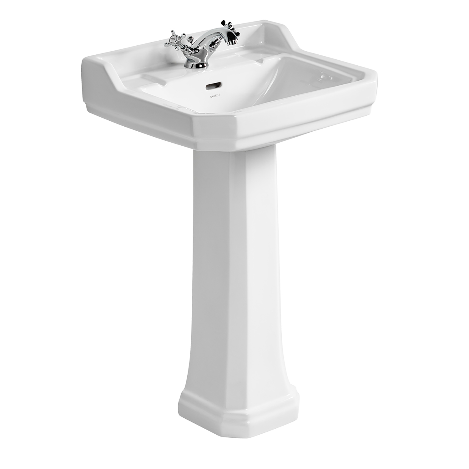 Ideal Standard Waverley 560mm Basin & Full Pedestal