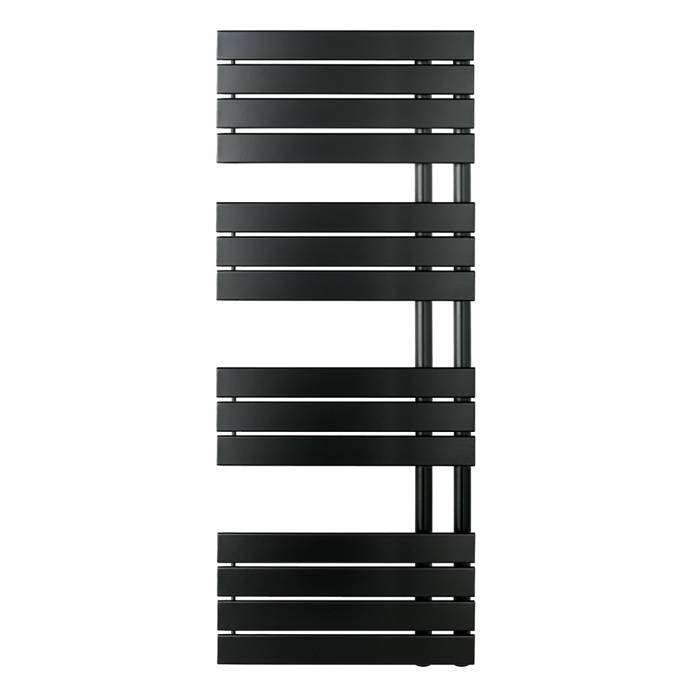 EliteHeat Steel Open-Side Heated Towel Rail - Matt Black