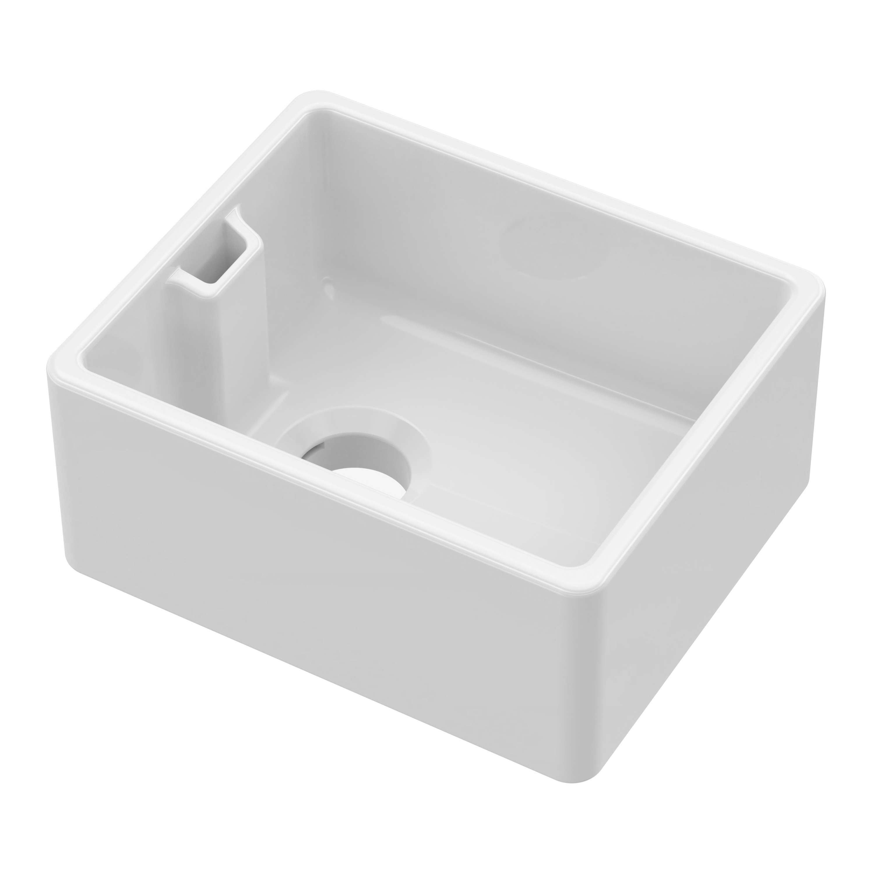 Butler & Rose Belfast / Butler Ceramic Fireclay Kitchen Sink - 460 x 380mm