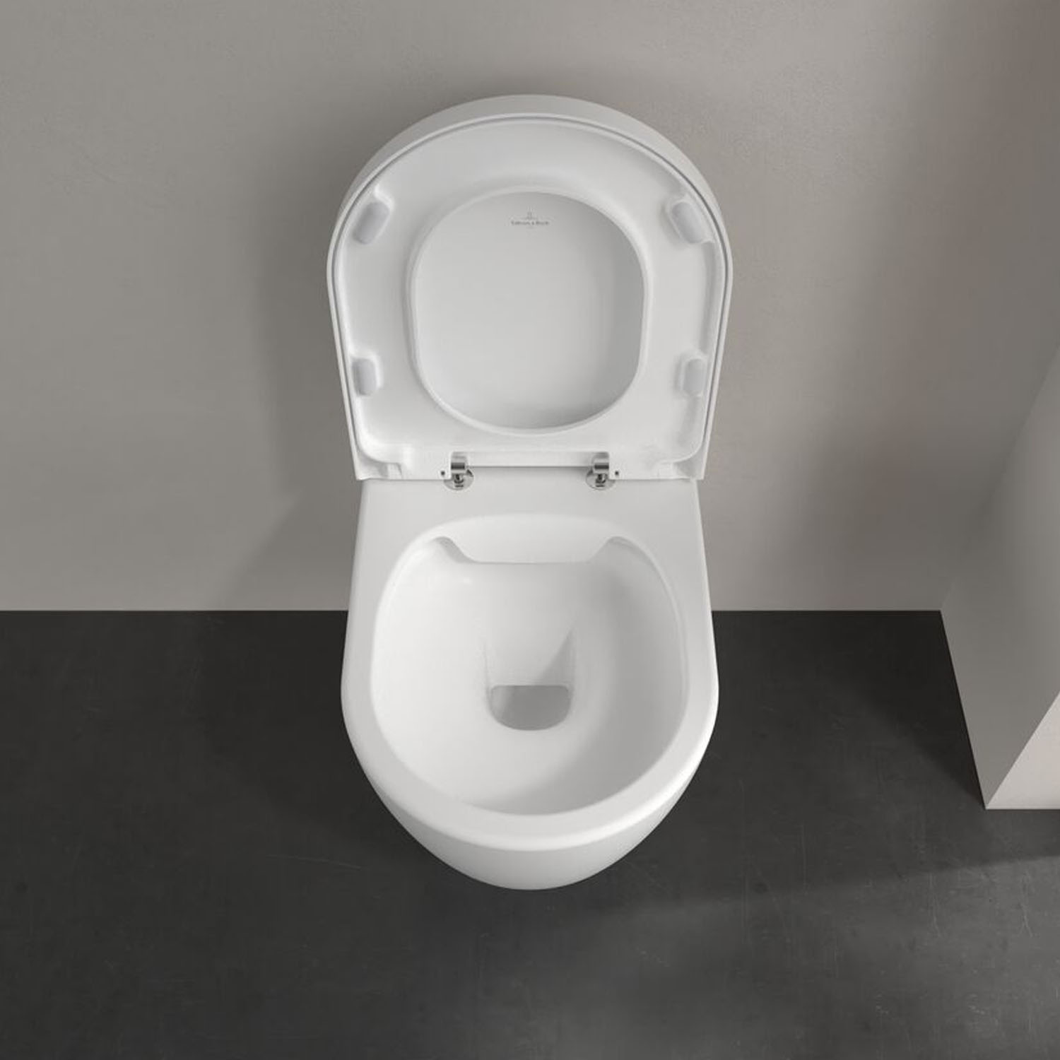 Villeroy & Boch ViConnect Pro 2.0 Frame with Arto Rimless Wall Mounted Toilet, Flush Plate & Soft Close Toilet Seat