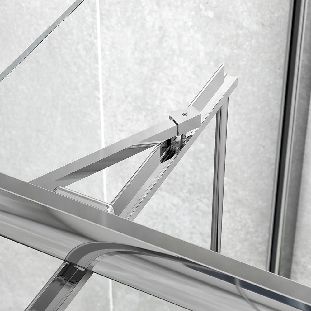 Harbour i8 Easy Clean Infold 8mm Shower Door & Optional Side Panel