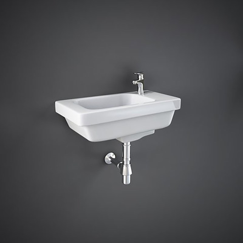 RAK Resort Wall Hung Small Cloakroom Basin 450mm