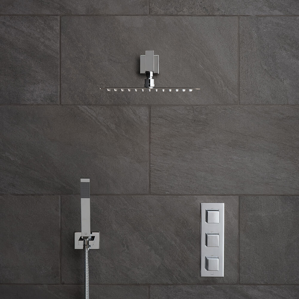 Vado Tablet Notion Vertical Concealed Thermostatic Shower Valve Package 13