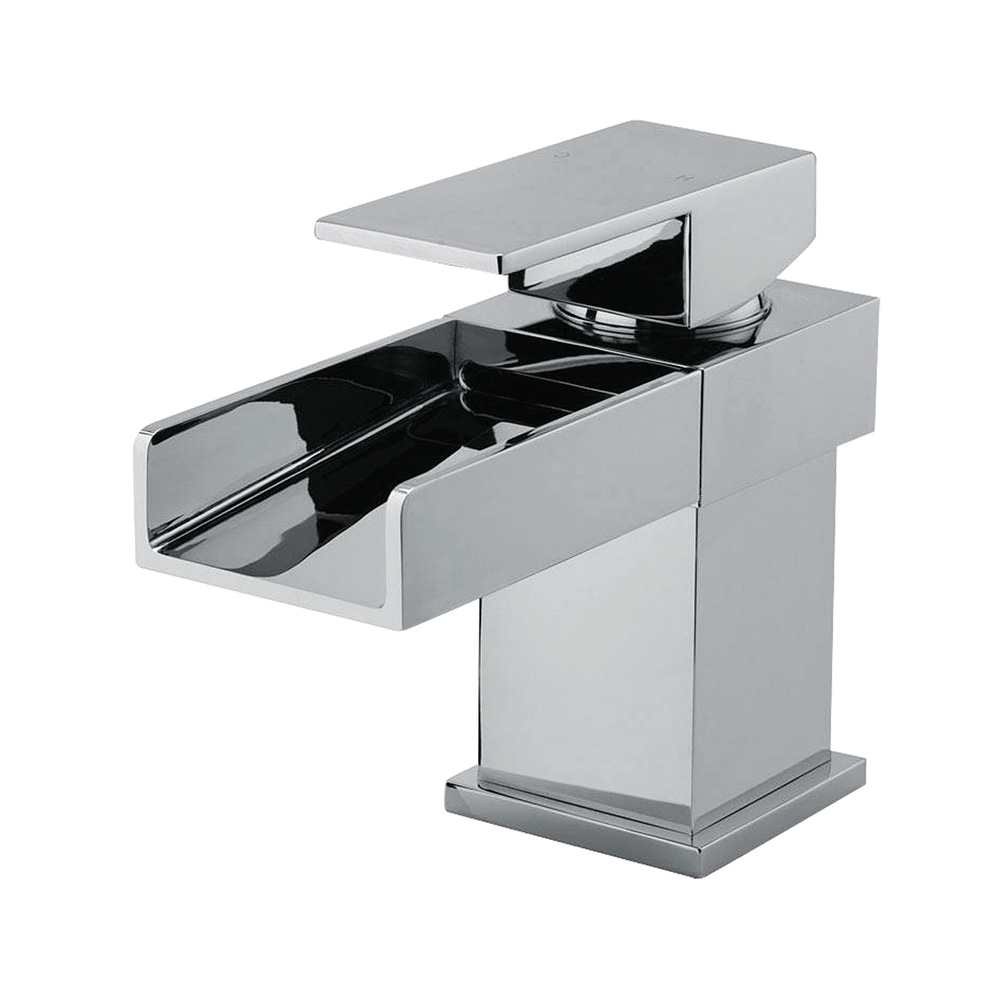 Vellamo Maya Waterfall Basin Mixer with Clicker Waste