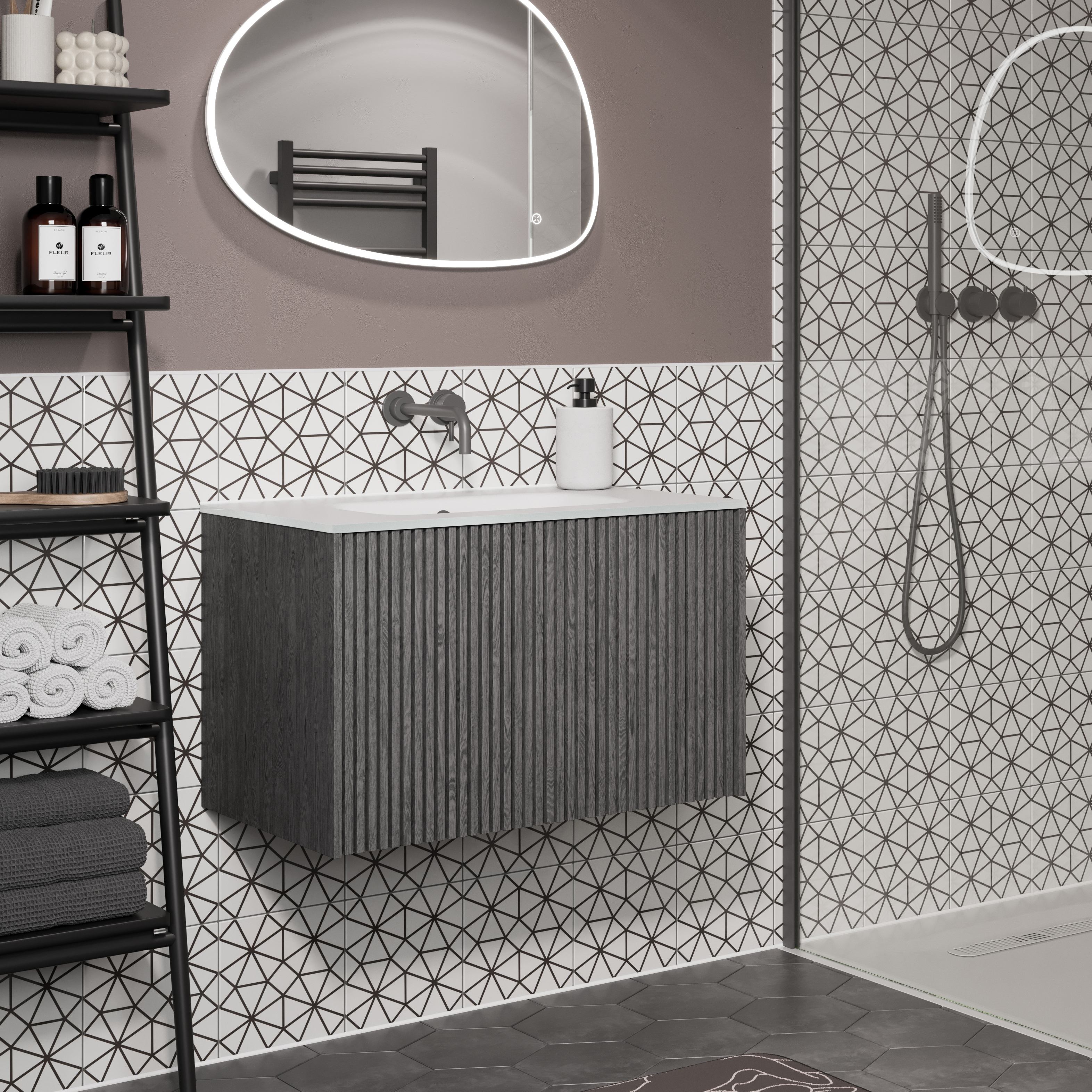 Crosswater MPRO Wall Mounted Basin Mixer Tap