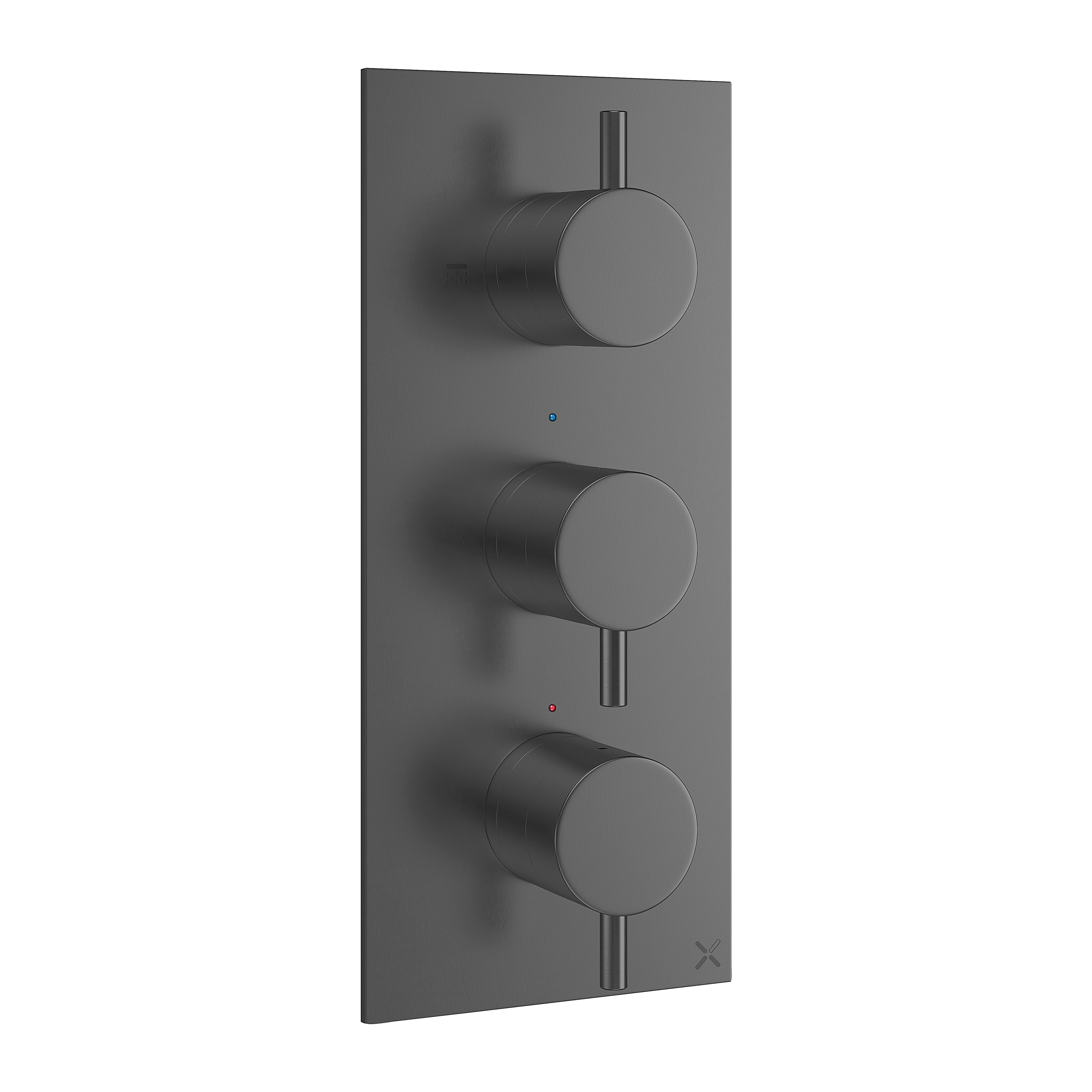Crosswater MPRO 2 Outlet Concealed Thermostatic Shower Valve (3 Handles)
