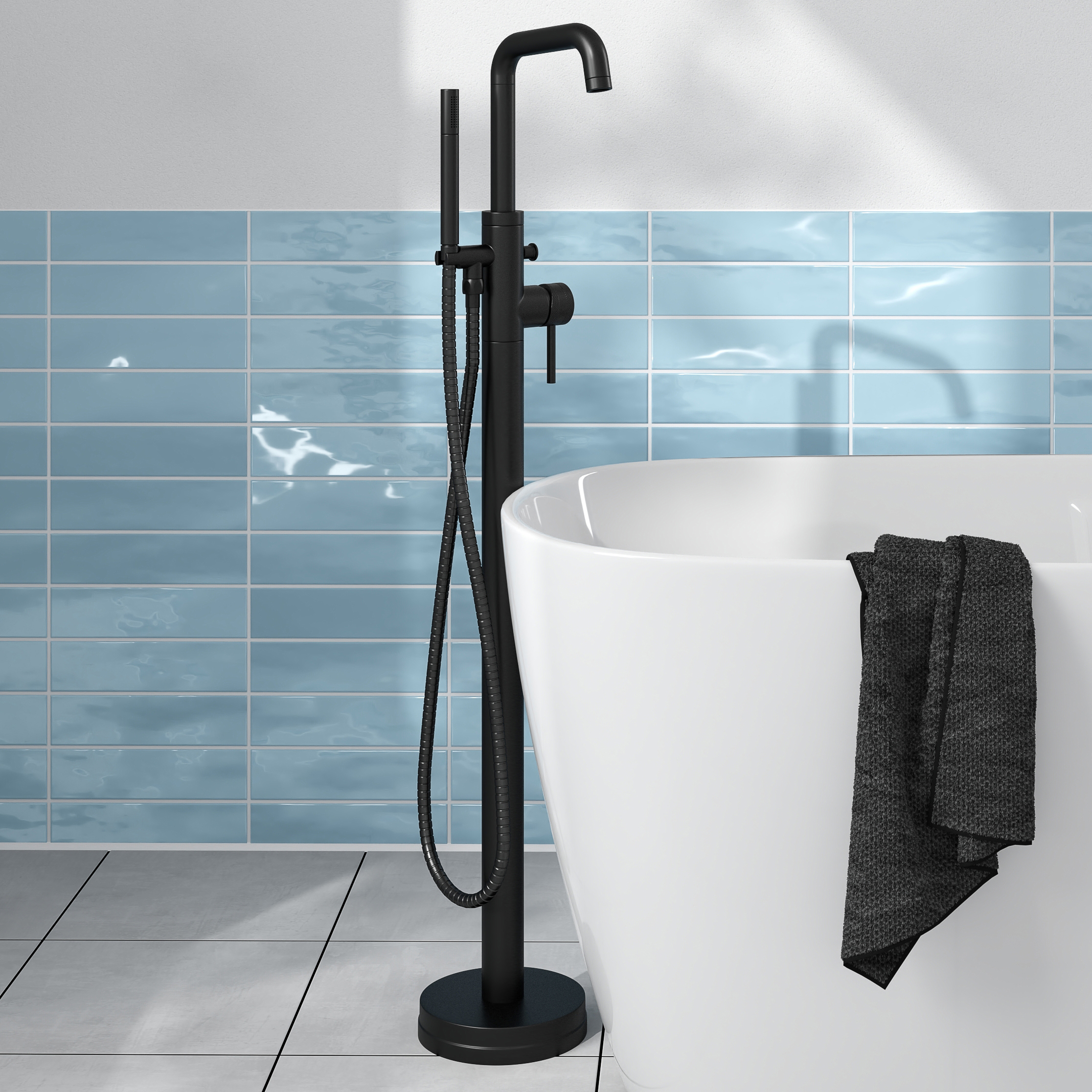 Core Freestanding Bath Shower Mixer Tap