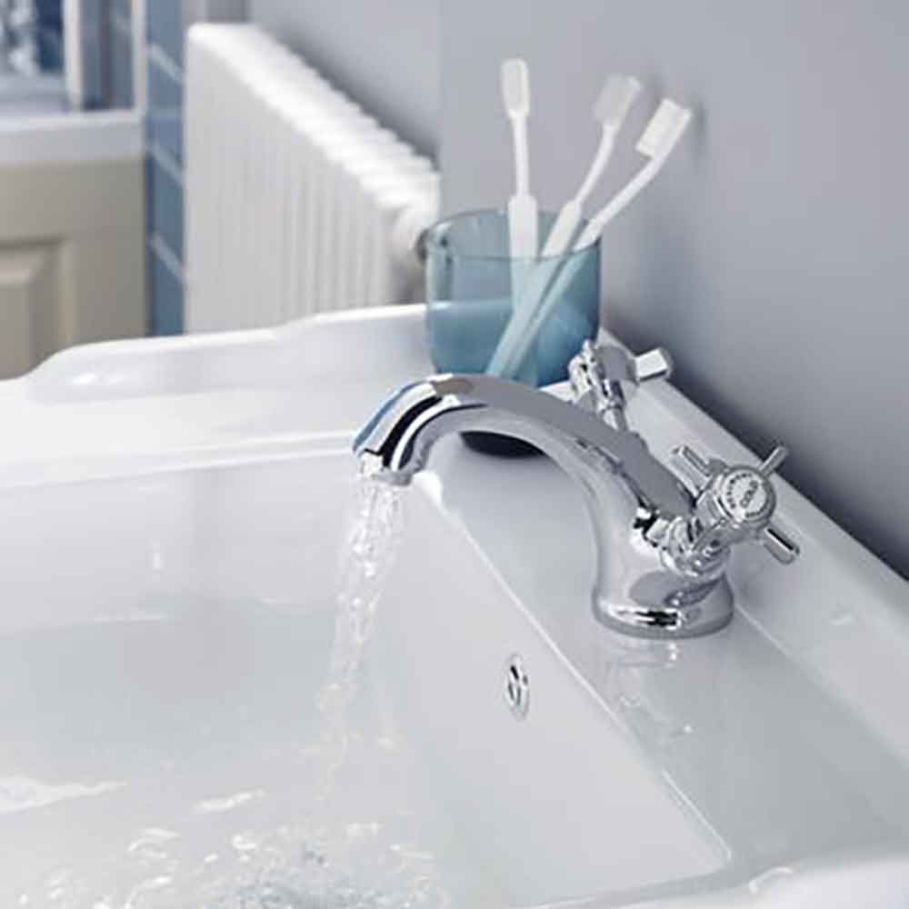 nuie Luxury Beaumont Mono Basin Mixer with Pop-Up Waste