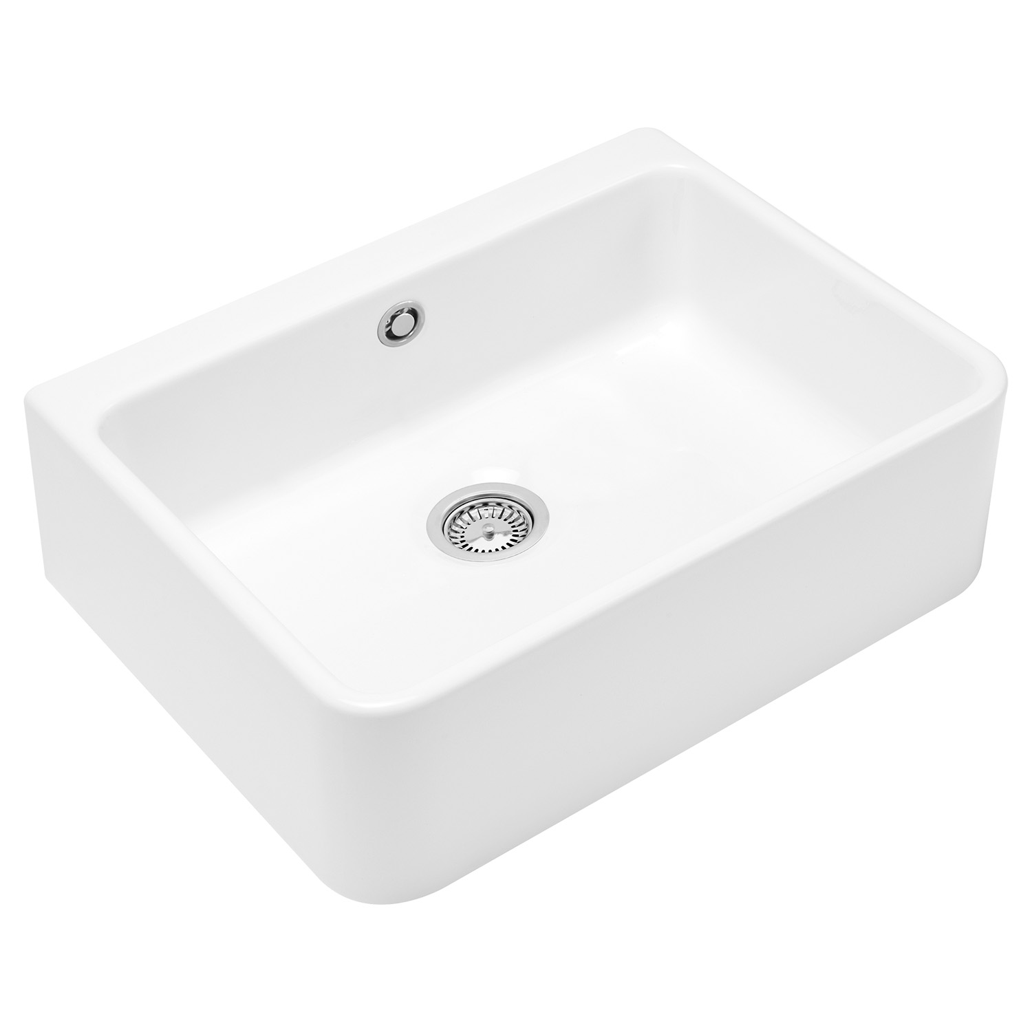 Villeroy & Boch Farmhouse 60 White Ceramic Single Bowl Belfast Kitchen Sink - 595 x 500mm