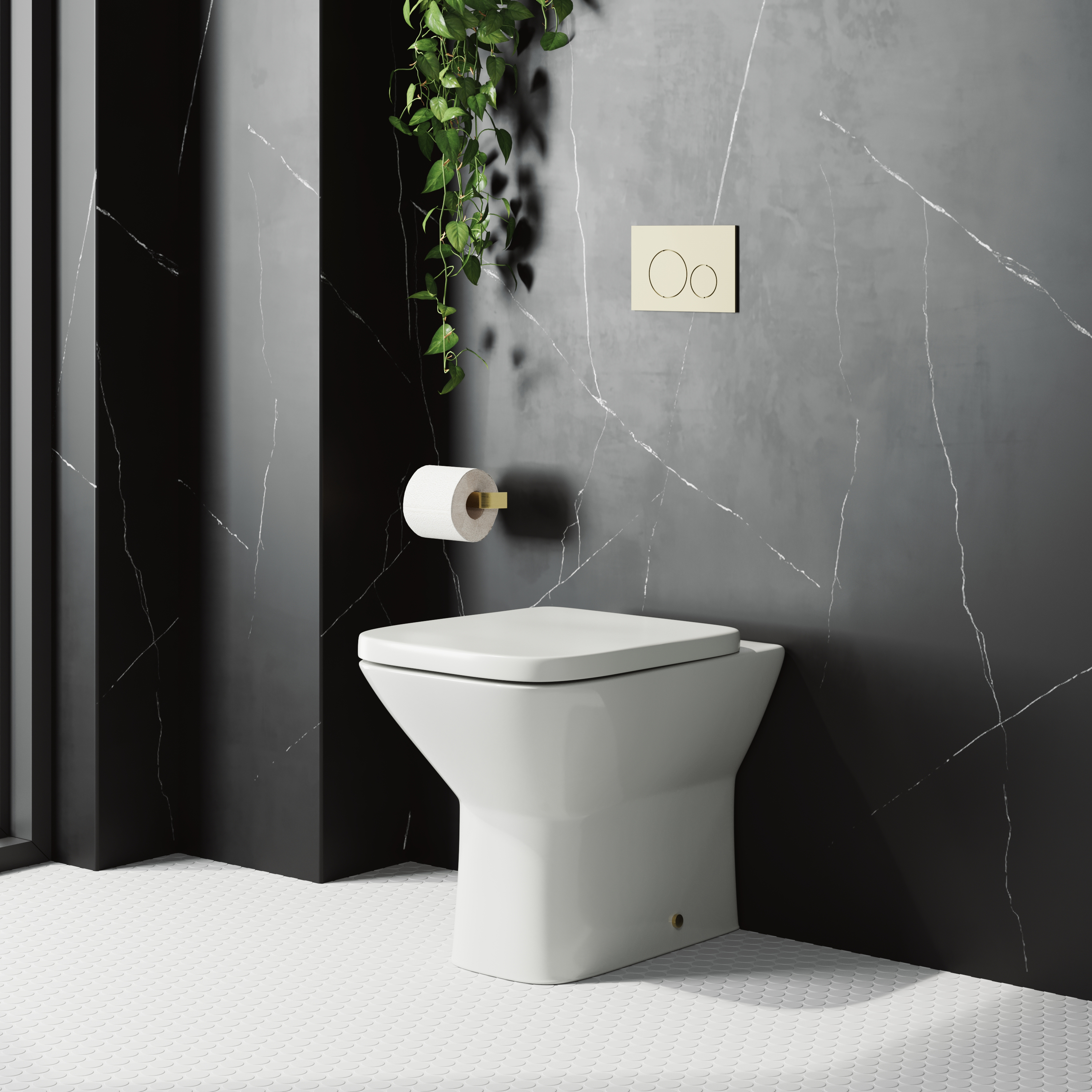 Harbour Alchemy Rimless Back to Wall Toilet & Soft Close Seat