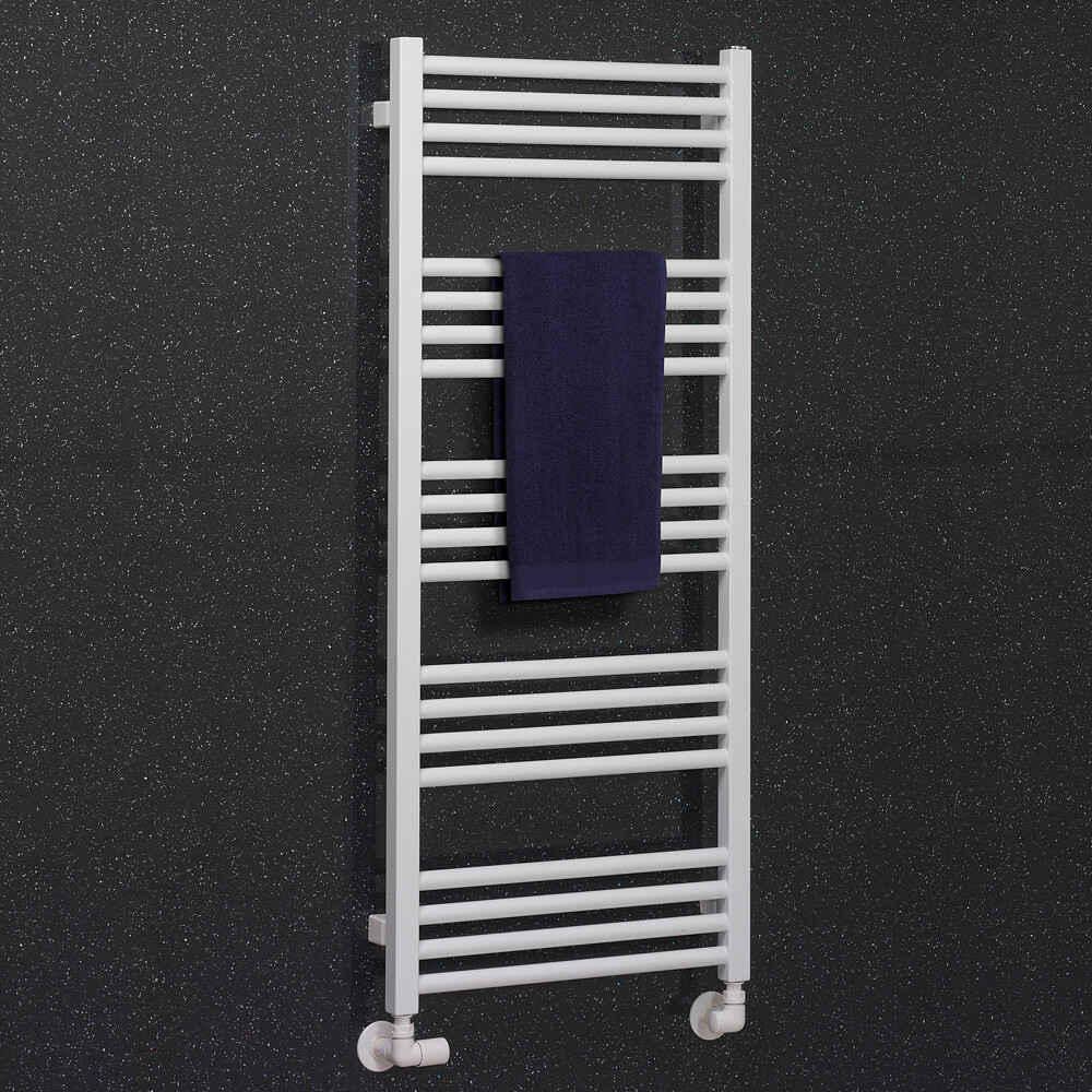 Crosswater MPRO Matt White Heated Towel Rail