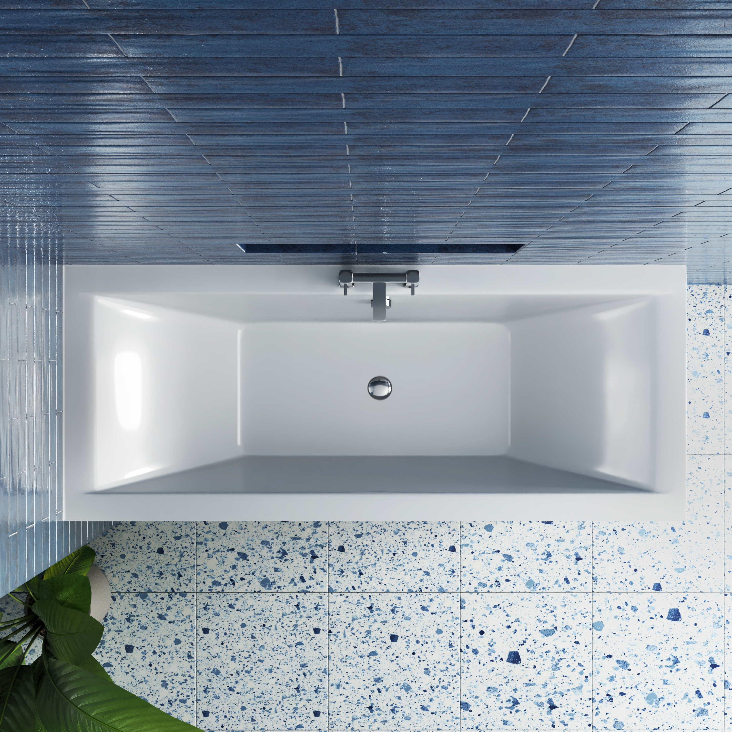 Harbour Icon Bathroom Suite with Rimless Toilet & Double Ended Bath