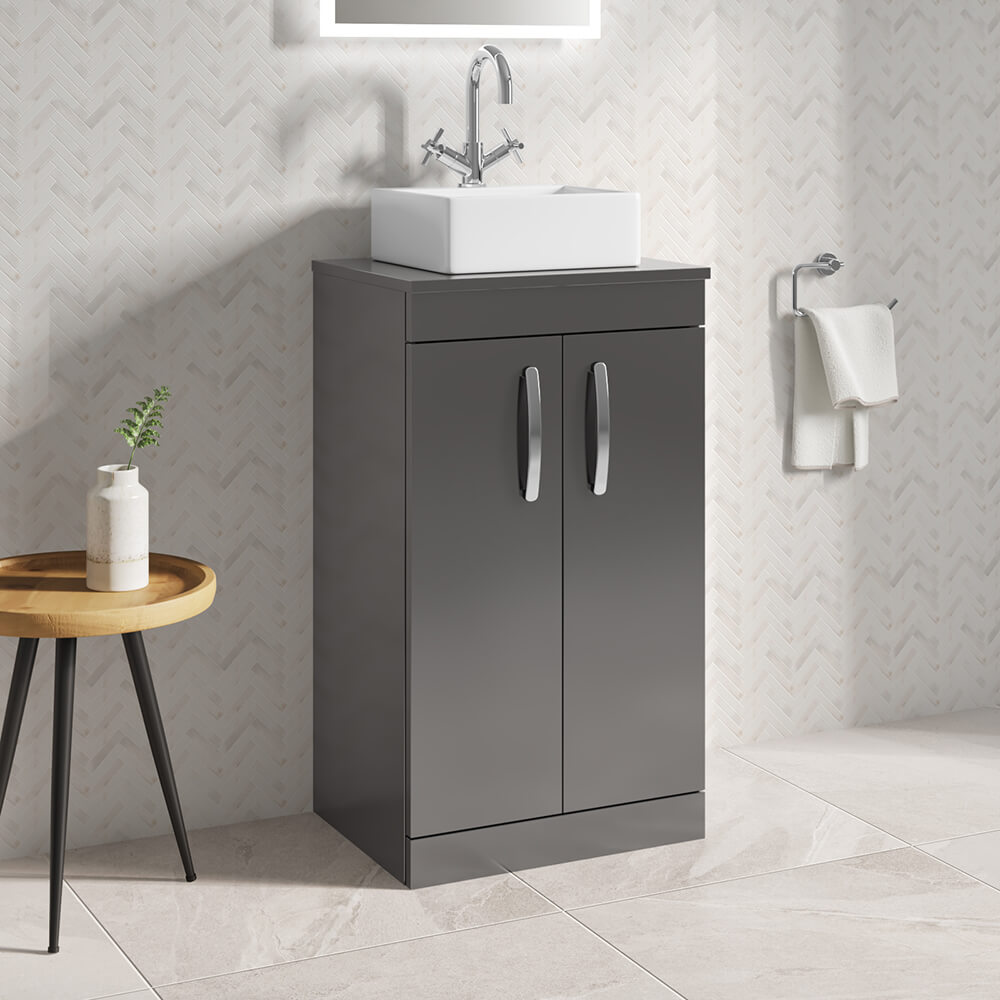 Emily 500mm Floorstanding Vanity Unit & Countertop